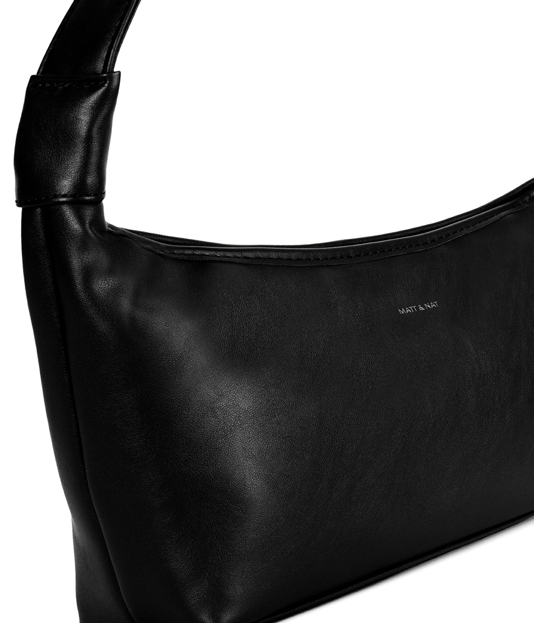 Matt & Nat Kat Schultertasche schwarz vegan