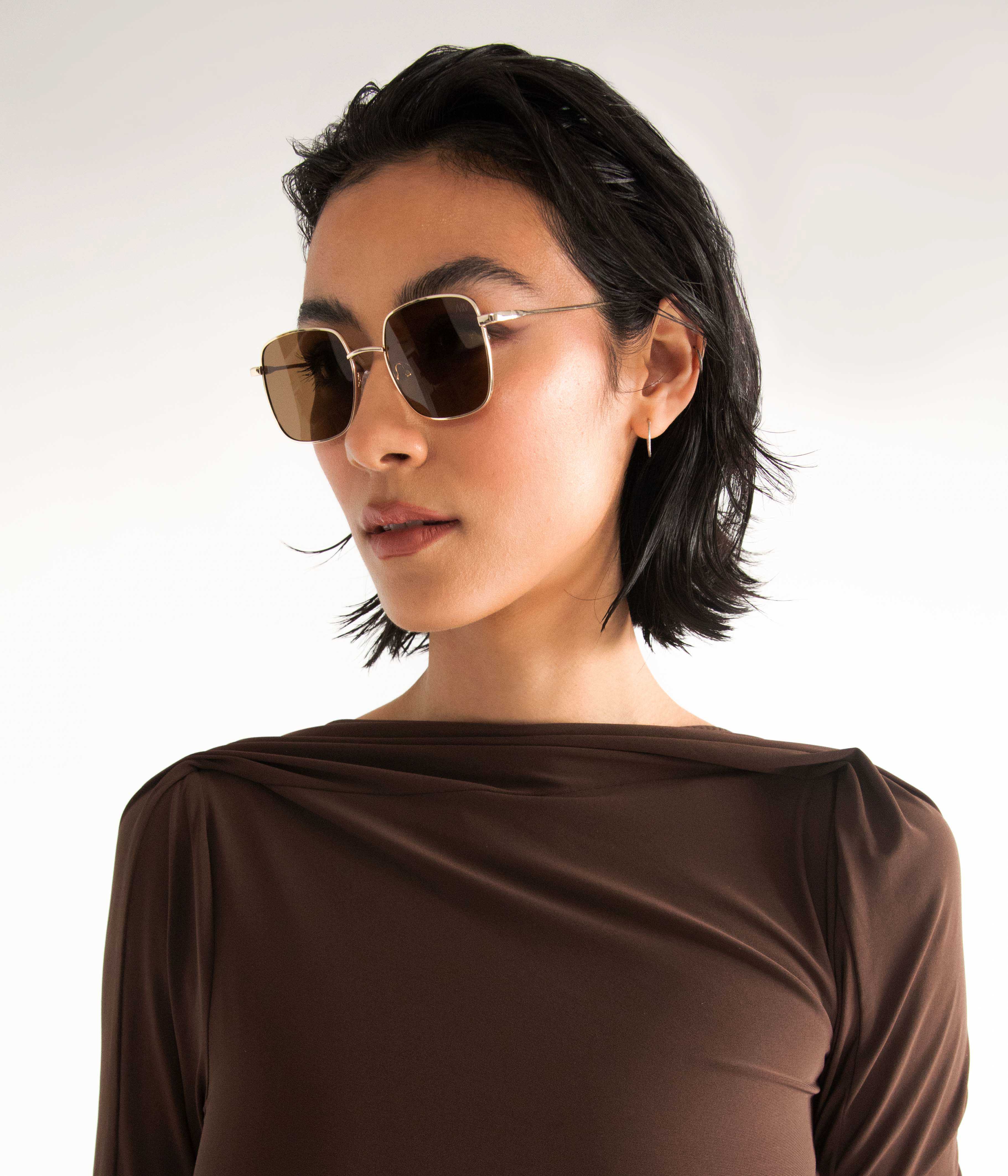 Matt & Nat Kayasm Sonnenbrille Braun polarisiert