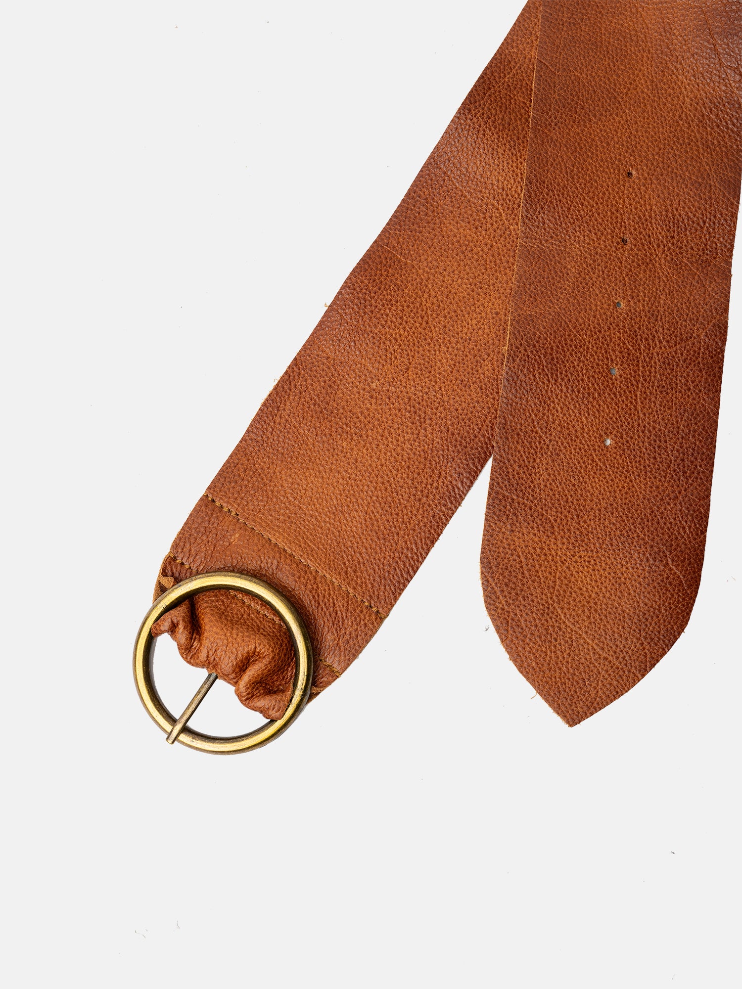 RE:DESIGNED Hila 5576 Ledergürtel Burned Tan 8 cm