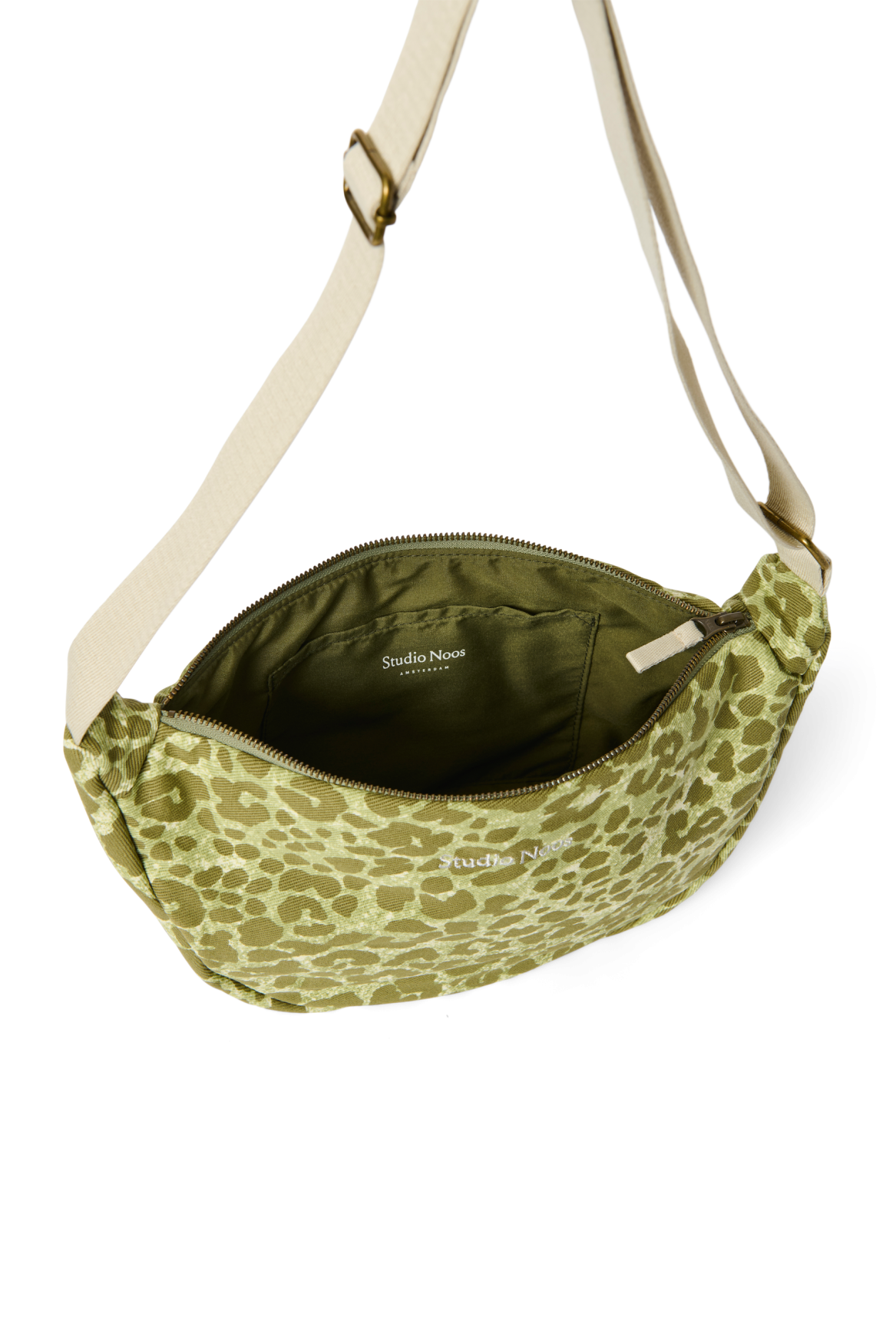 Studio Noos Cotton Adult Fanny Pack 2031 Bauchtasche Leo Grün