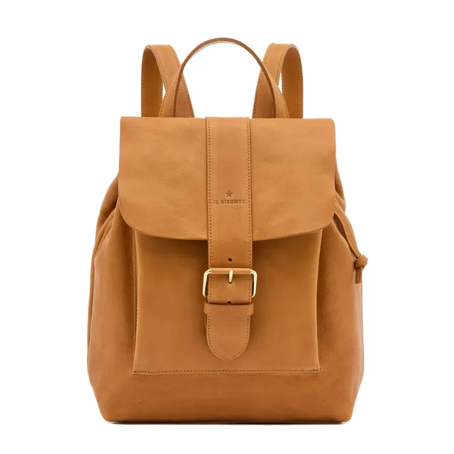 Il Bisonte 1990 Rucksack Damen natur Rindsleder