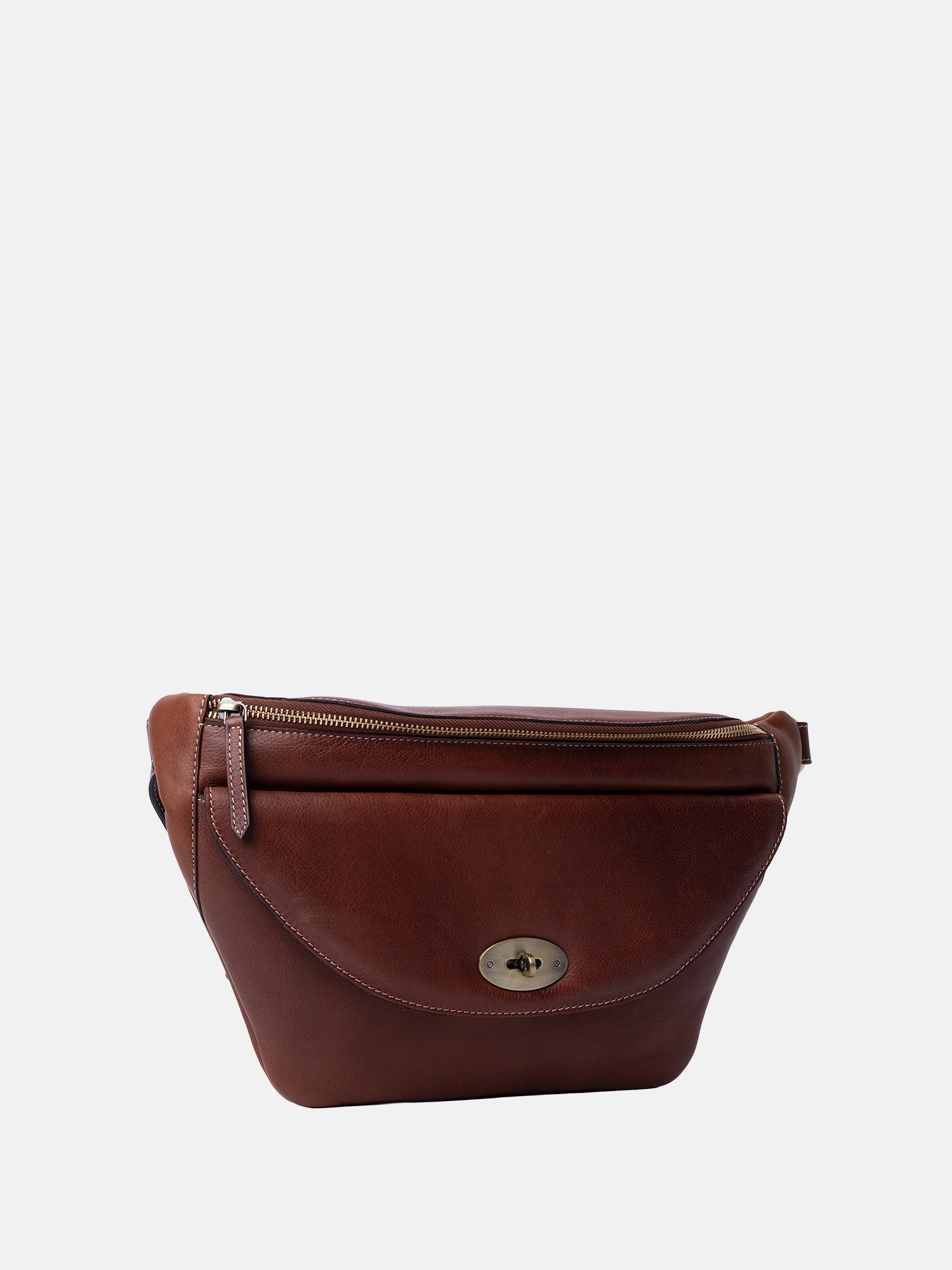 RE:DESIGNED Saya Bumbag Gürteltasche Cognac Vollleder