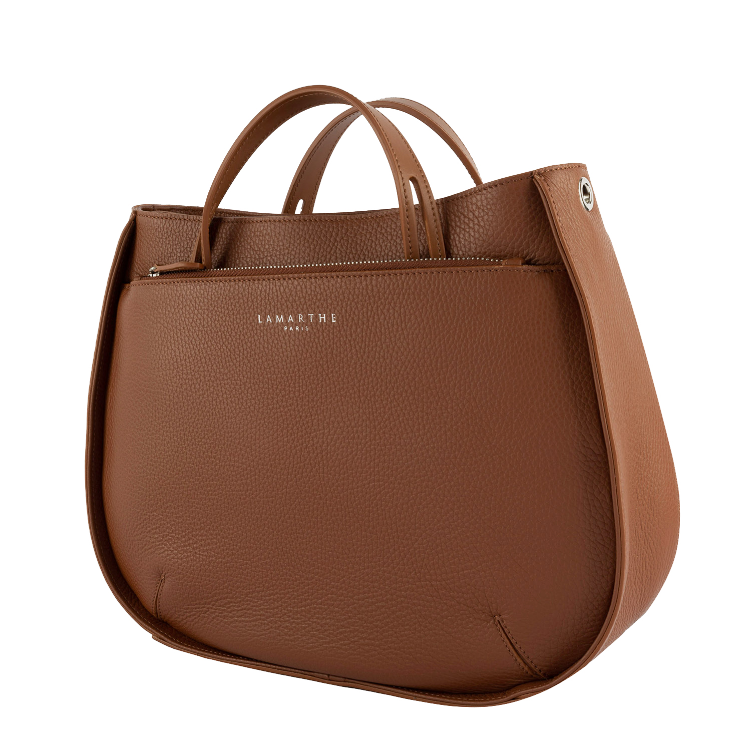 Lamarthe Fidèle Handtasche M Cognacbraun Rindsleder