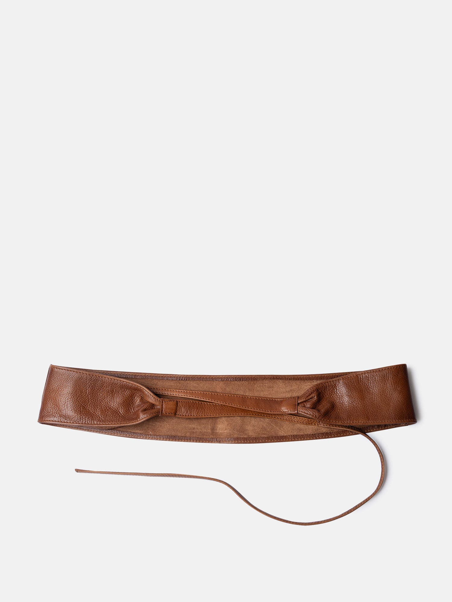RE:DESIGNED Halle Gürtel Walnut Bindegürtel Leder