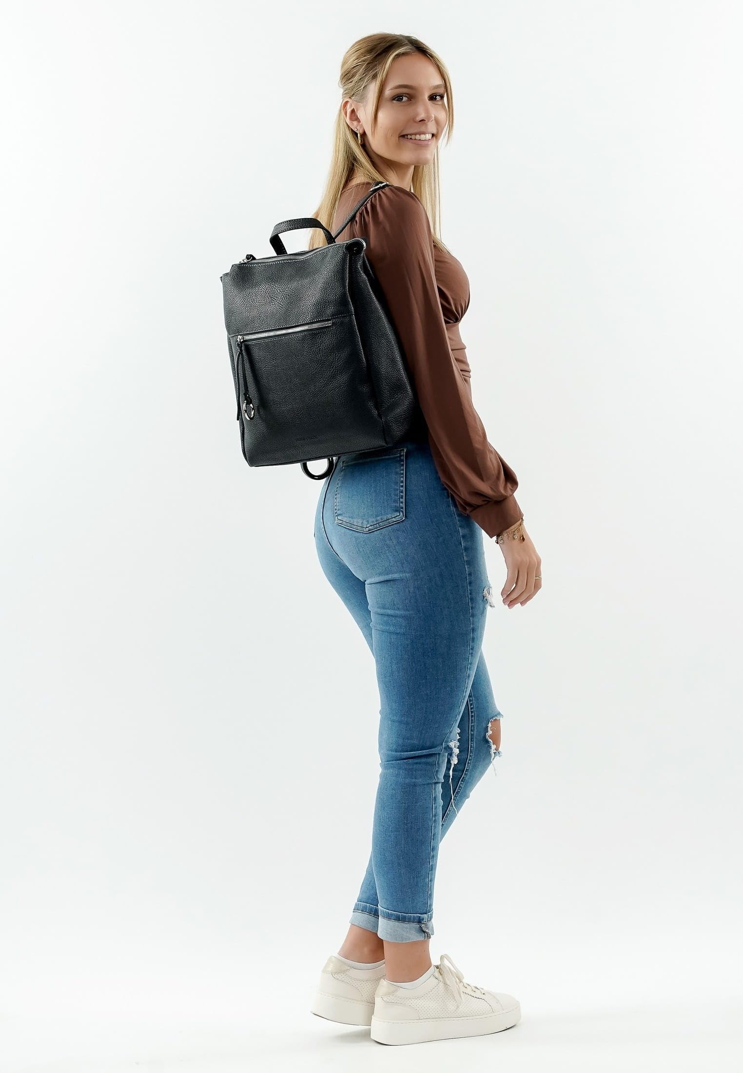 SURI FREY Debby 14141 Rucksack Blau vegan