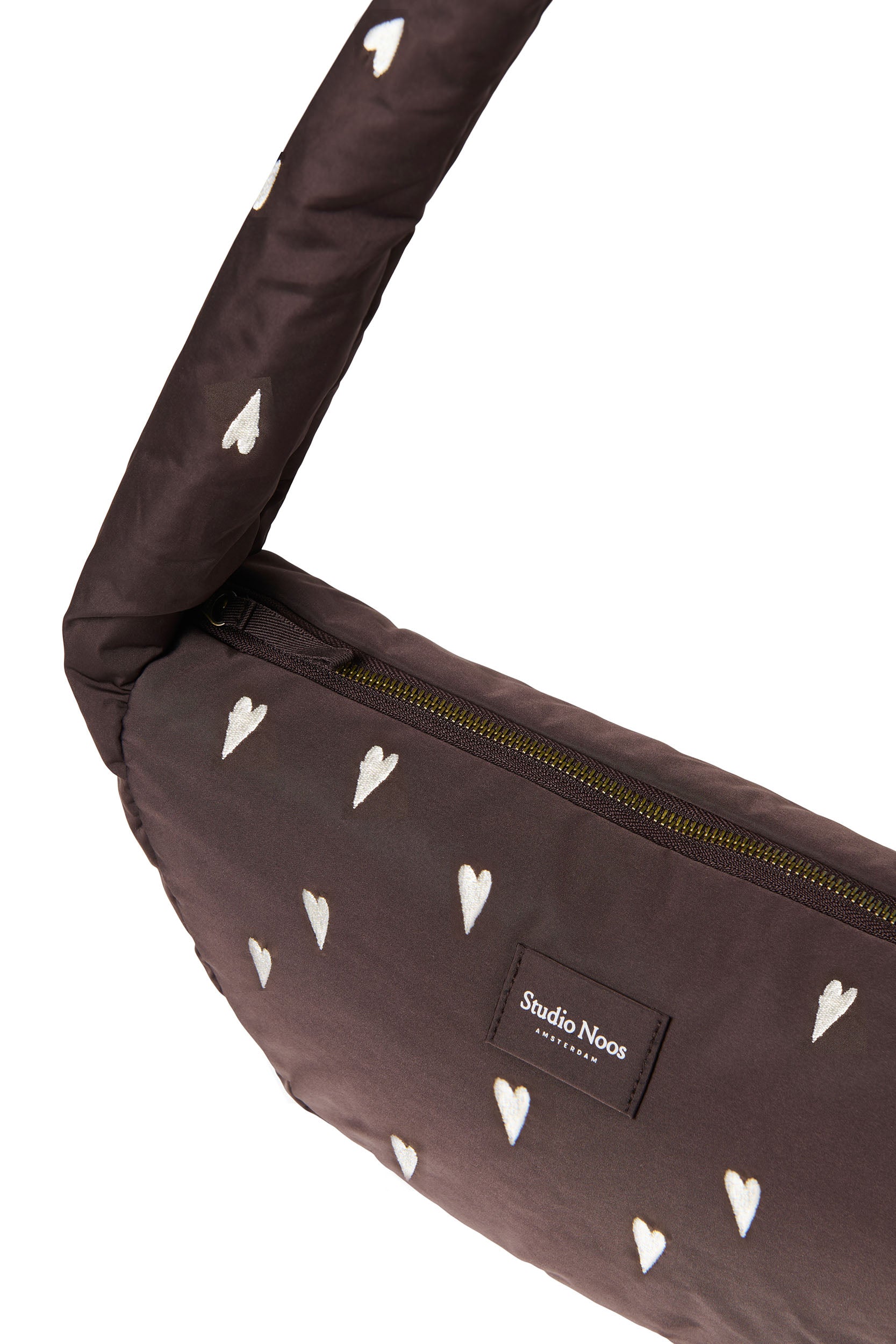 Studio Noos Puffy Mini Cross Body Bag Umhängetasche Braun