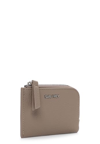 SURI FREY SFY Tiffy Card Holder Kartenetui Taupe Reissverschluss