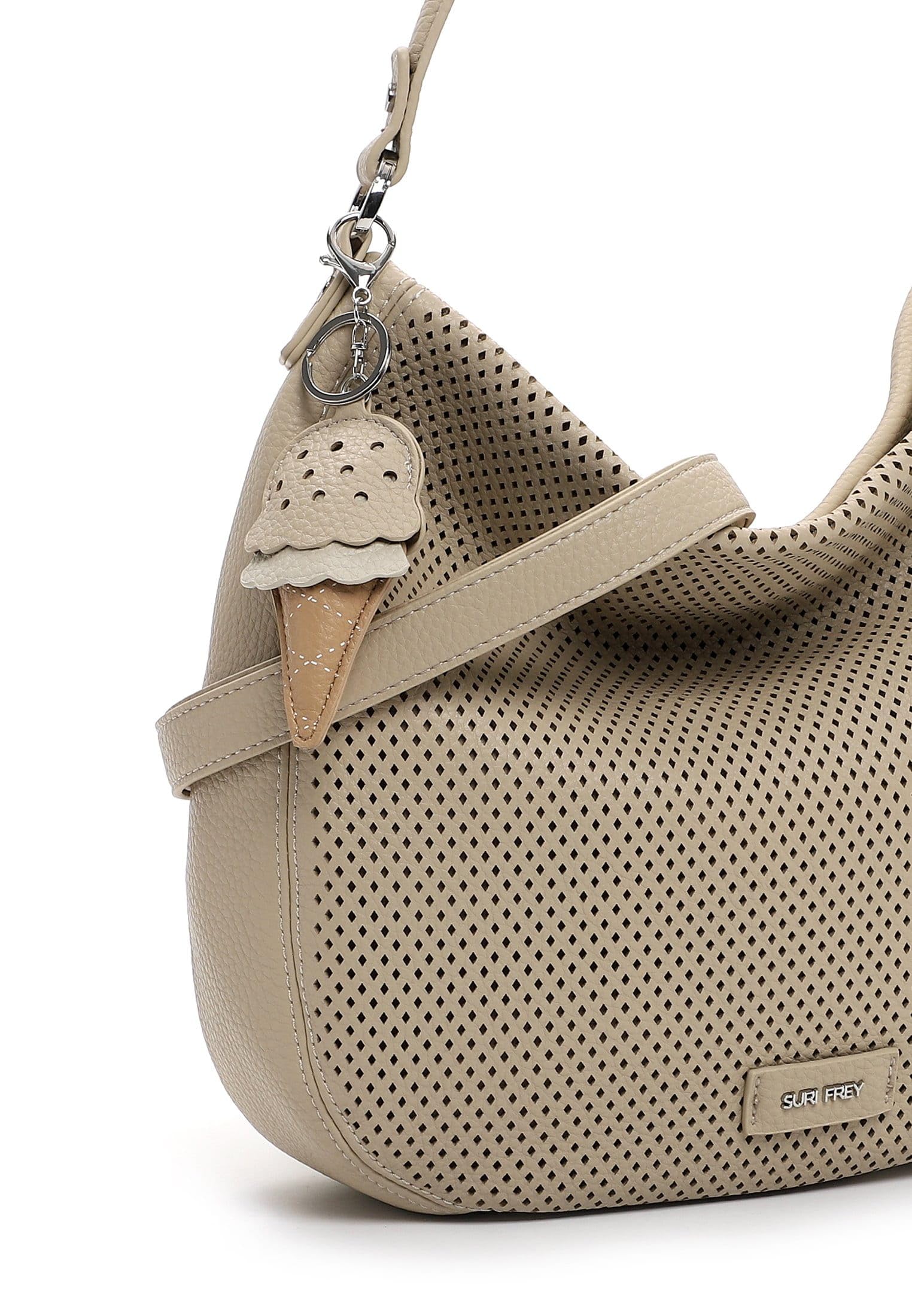 SURI FREY Cilly Bucket Bag L Schultertasche Beige