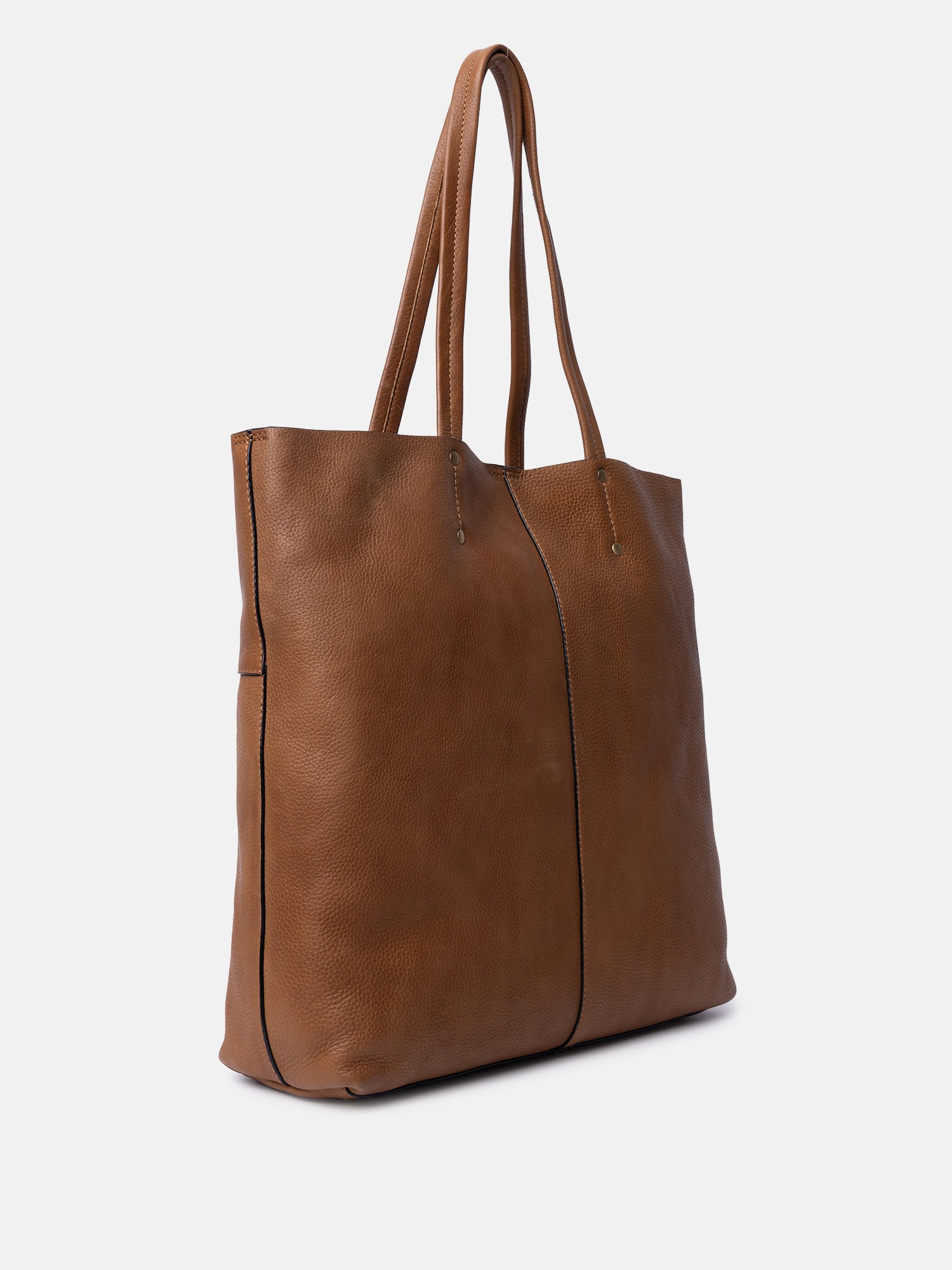 RE:DESIGNED Sofie Big Handtasche Tan Rindsleder