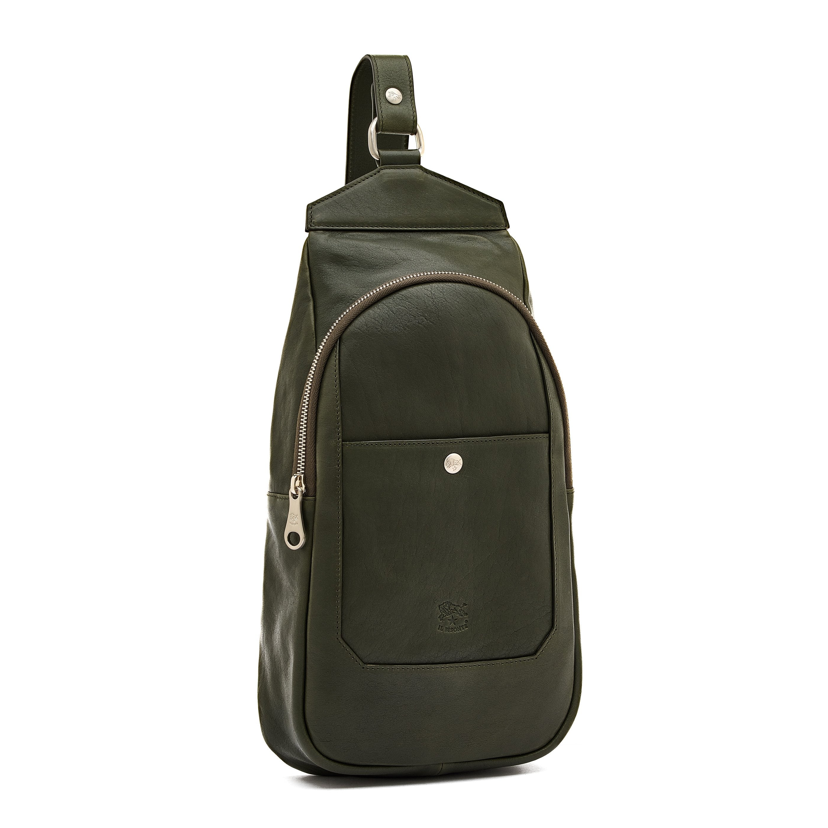 Il Bisonte Cosimo Rucksack Vollleder bosco