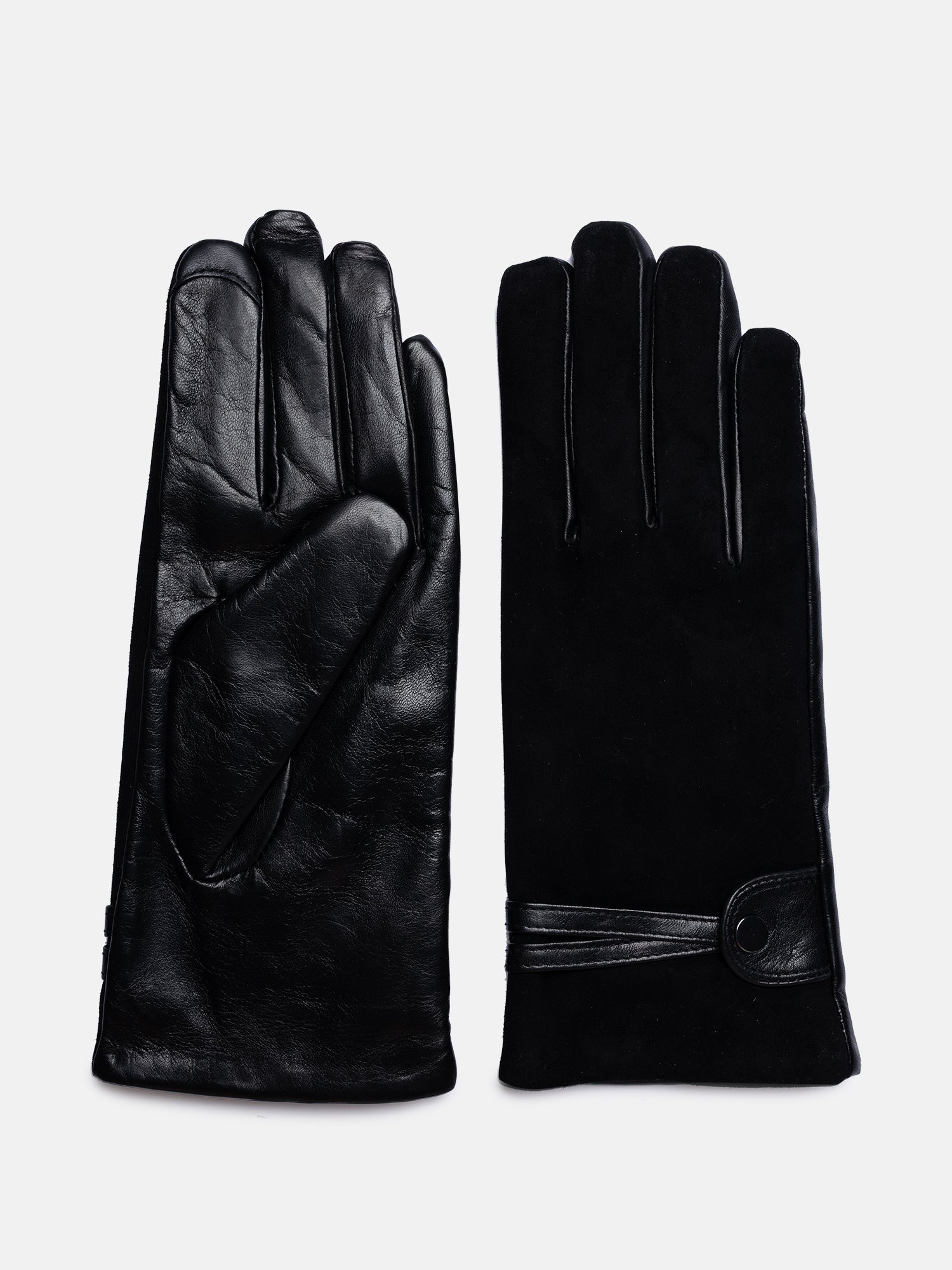 RE:DESIGNED Lina Handschuhe Black Vollleder Touch