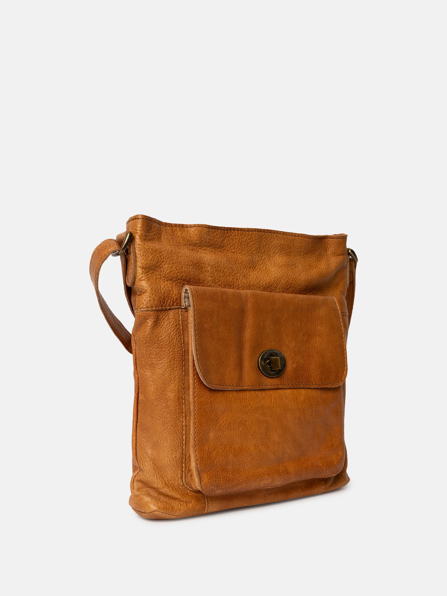 RE:DESIGNED Kay Urban 4874 Umhängetasche Braun Leder