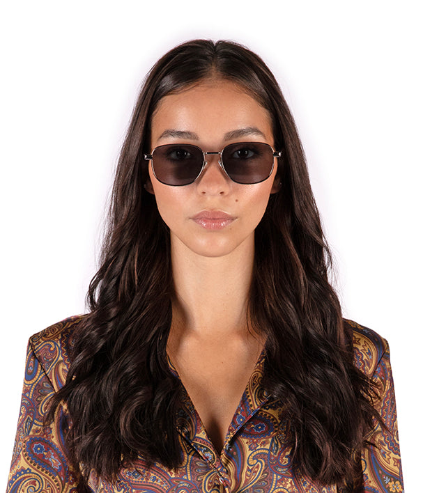 Matt & Nat Eden Metall Sonnenbrille silber polarisiert