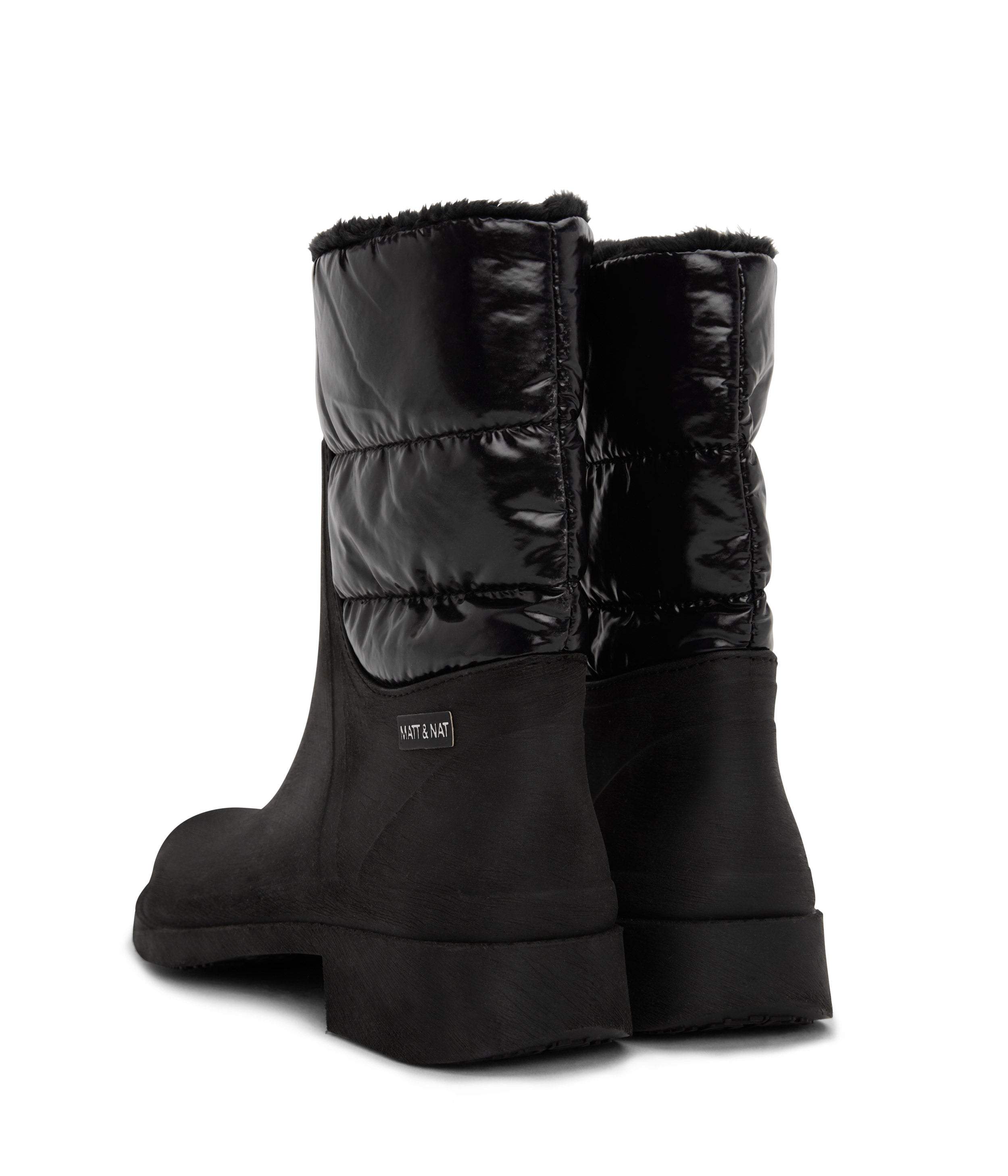 Matt & Nat Romina Regenstiefel Schwarz Wasserdicht