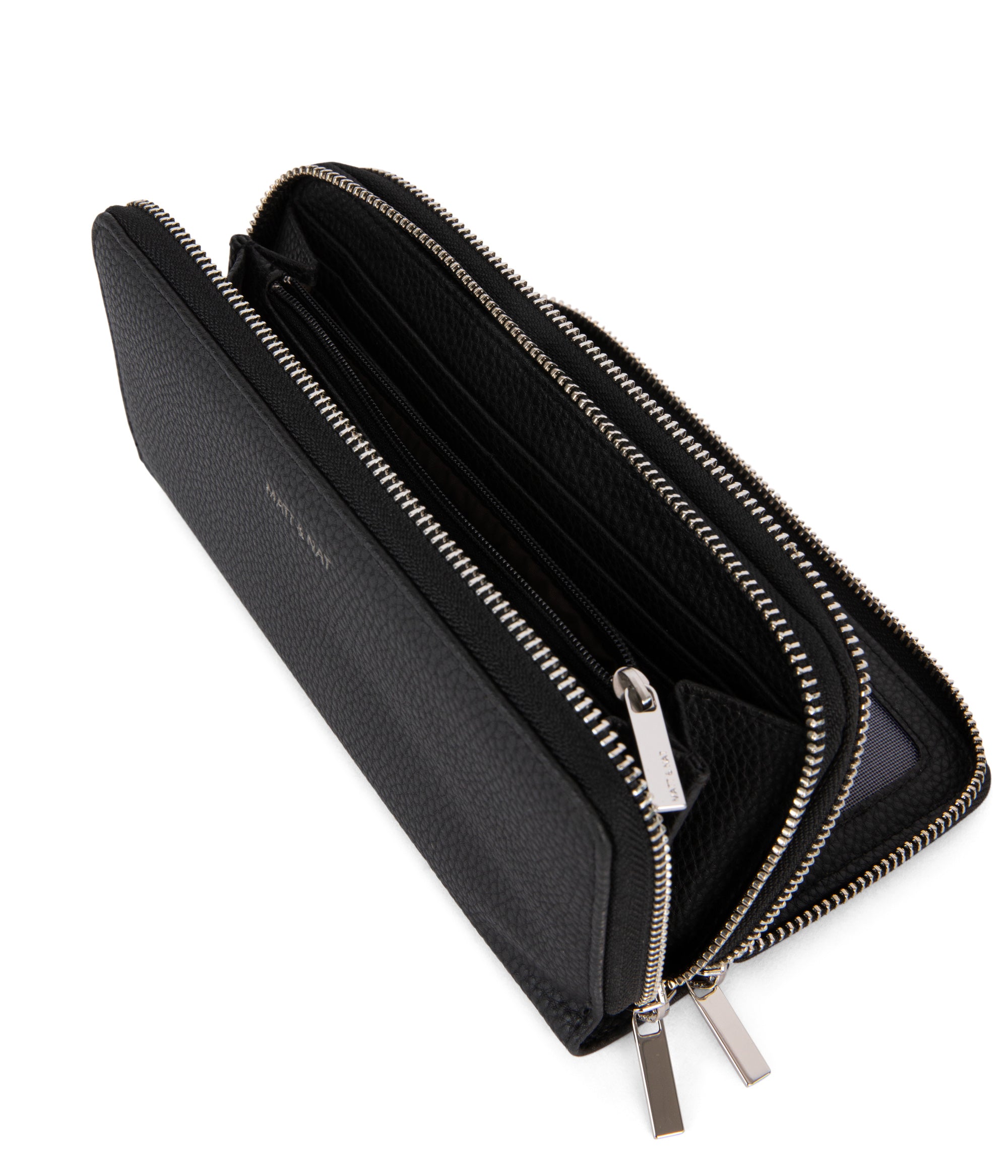 Matt & Nat Sublime Grain Geldbörse Black vegan