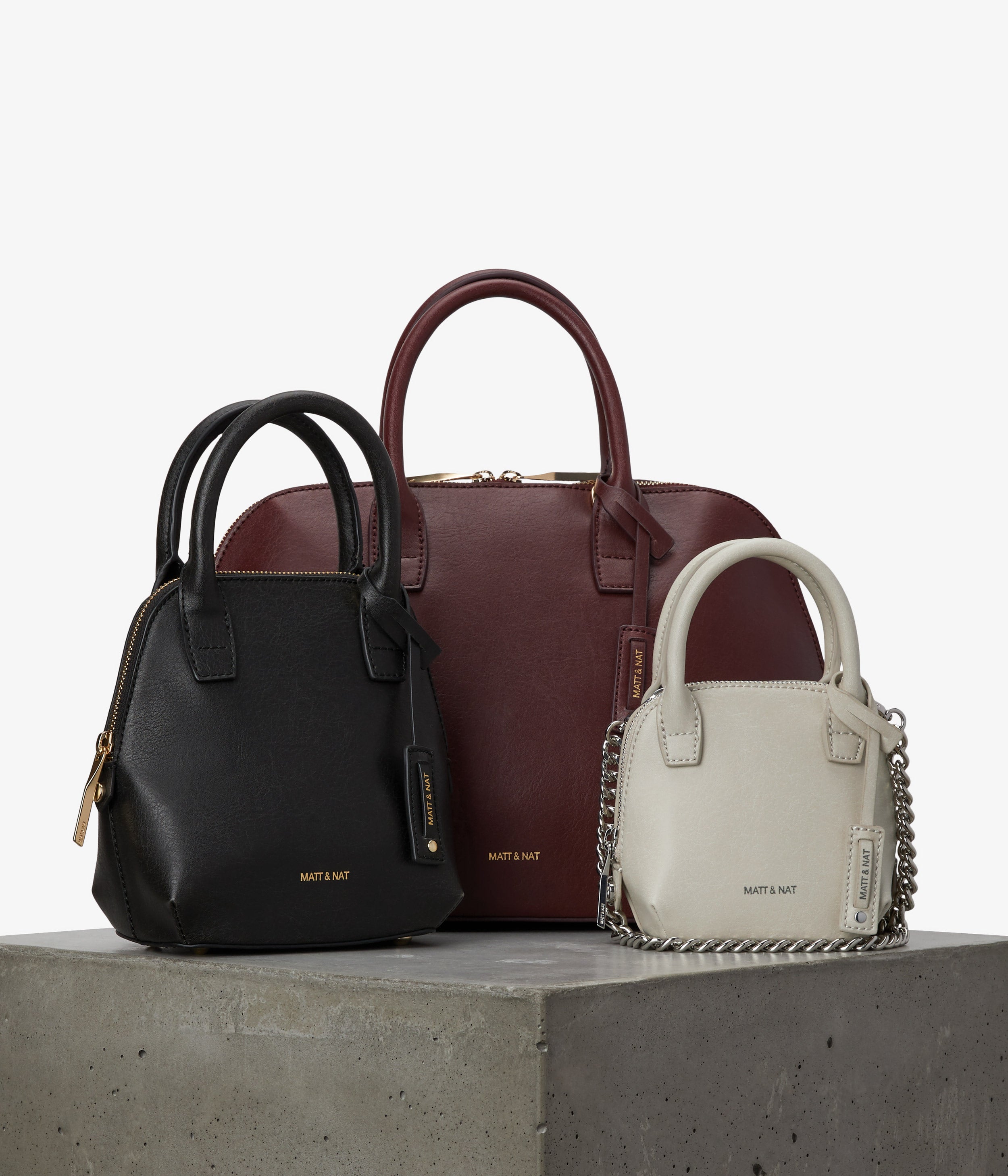 Matt & Nat GESSI MINI Satchel schwarz Vintage