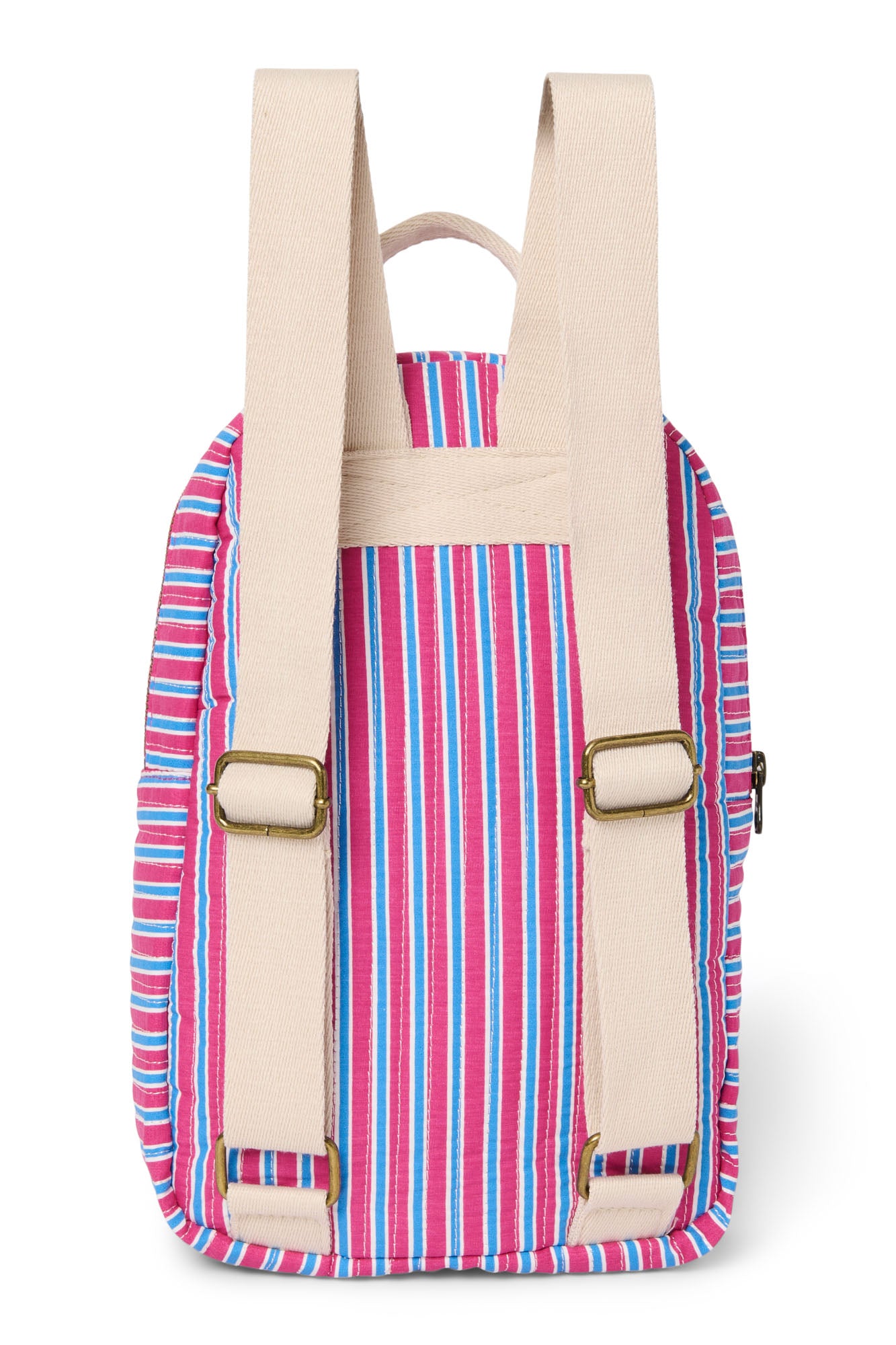 Studio Noos Poplin Striped Mini Rucksack Himbeer Kinder