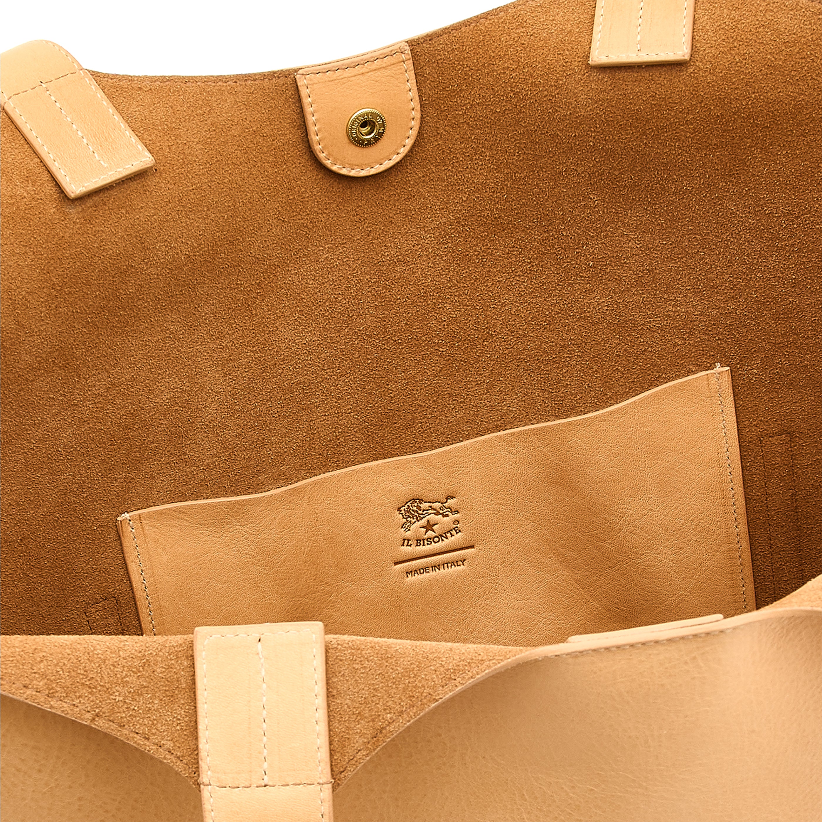 Il Bisonte Yolo Shopper Natur Vintage-Leder