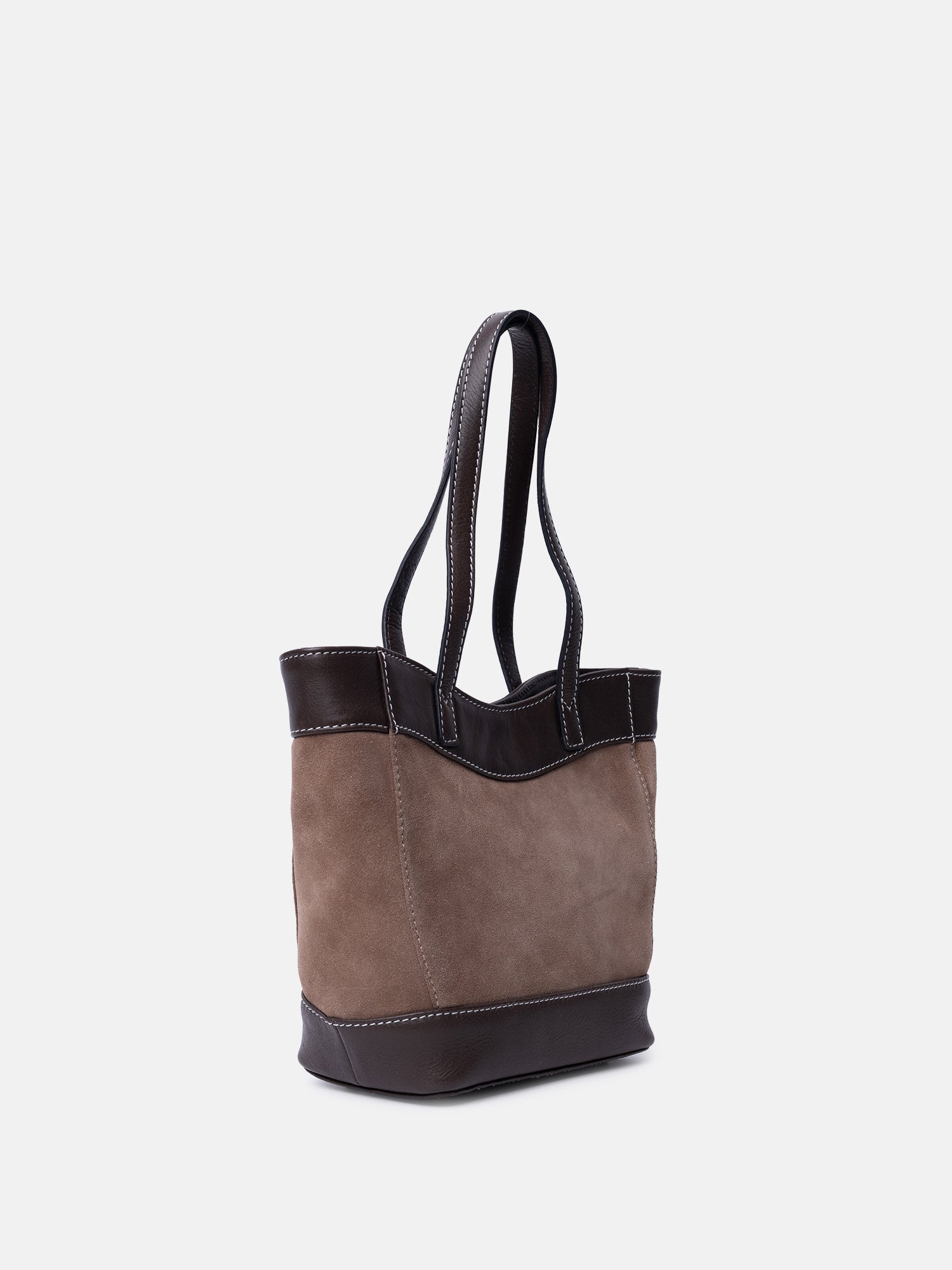 RE:DESIGNED Sol Small Handtasche Grau Vollleder