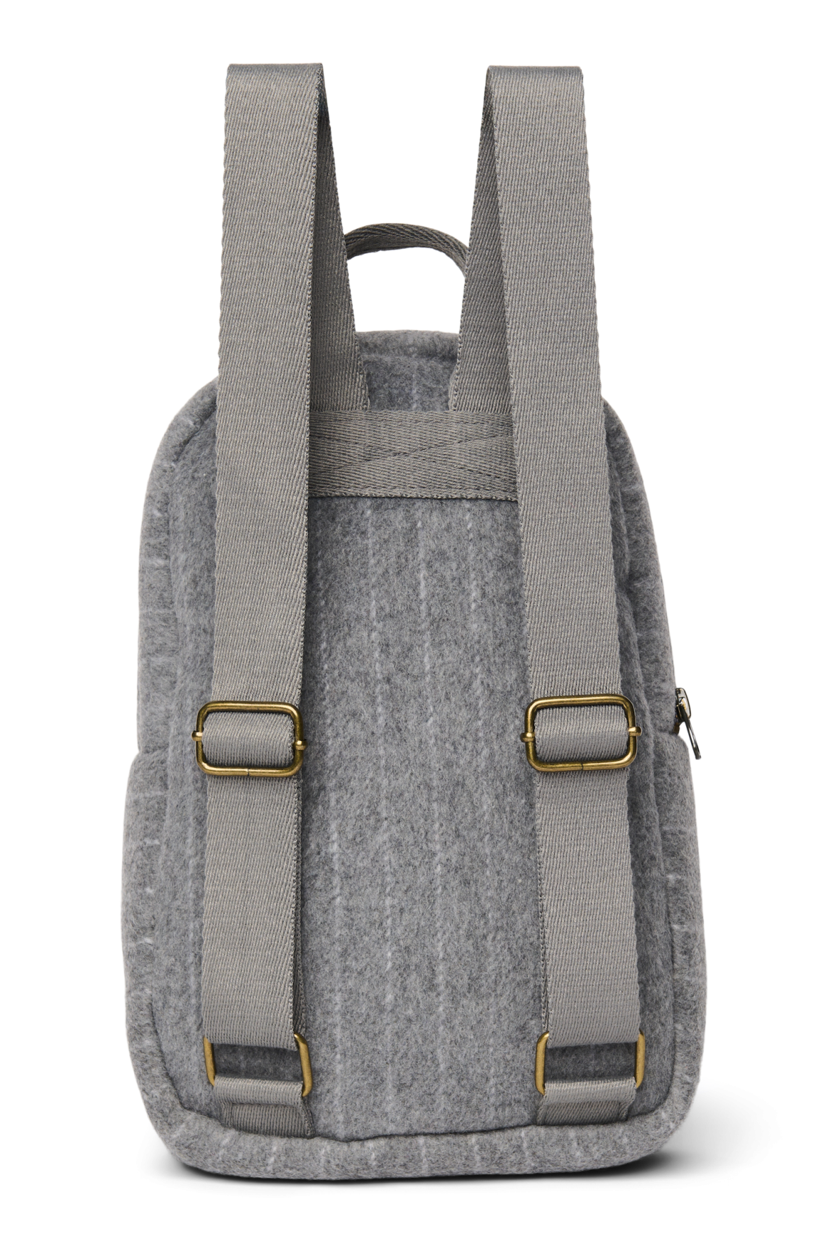 Studio Noos Flannel Chalkstripe Mini Rucksack Hellgrau