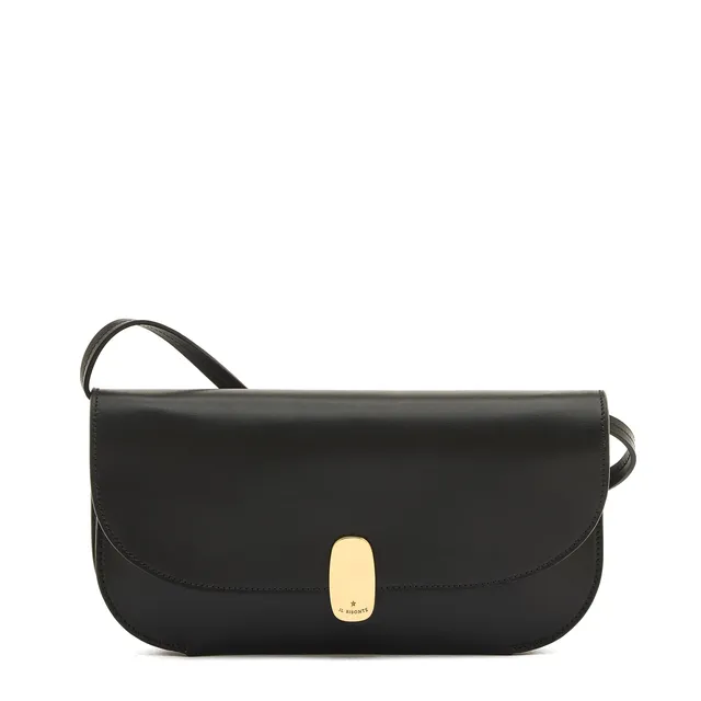 Il Bisonte Atelier Clutch Vollleder schwarz