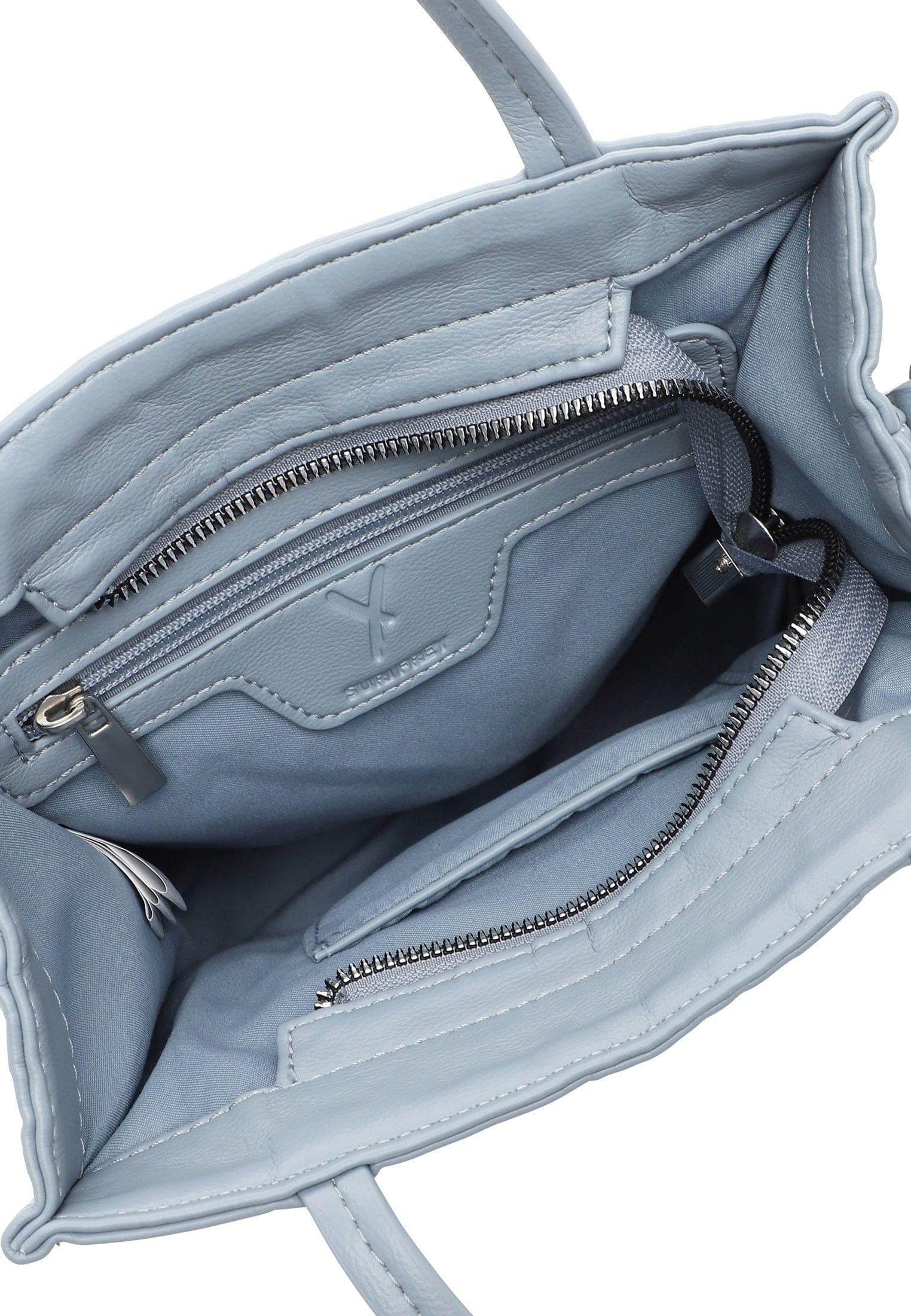 SURI FREY Haley Cityshopper XS Handtasche Denim hellblau