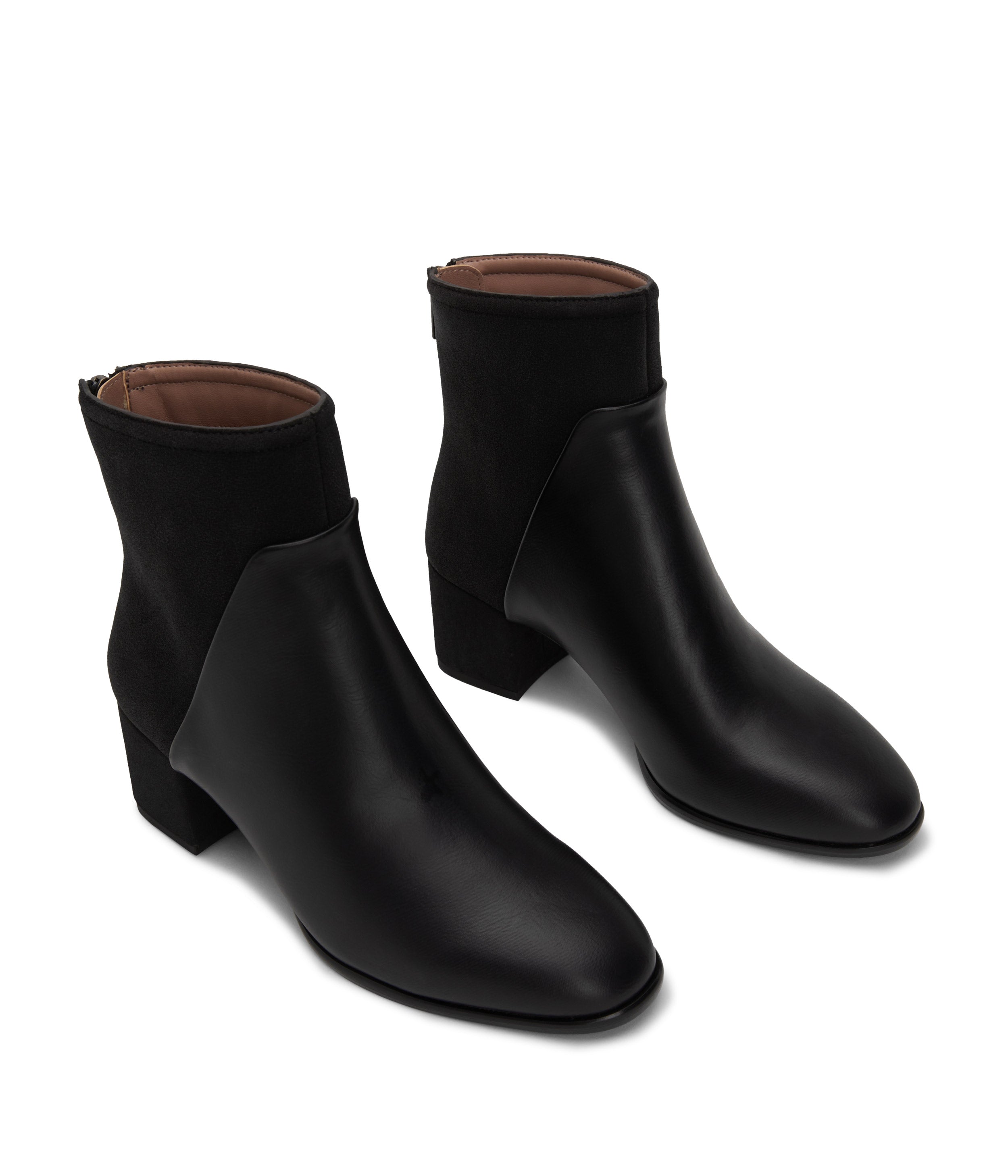 Matt & Nat Dea Stiefeletten Schwarz Blockabsatz