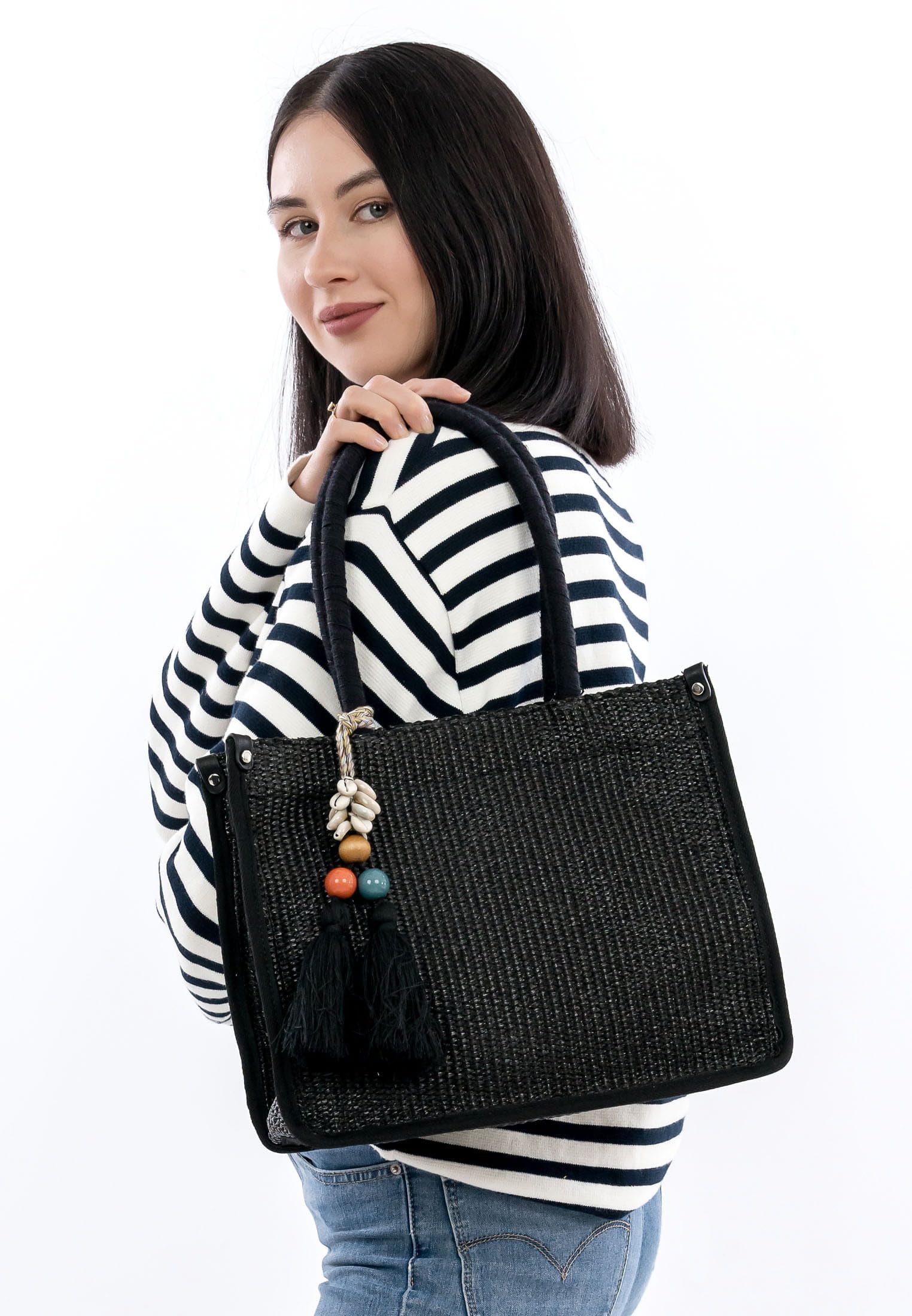 SURI FREY Kirsty Cityshopper M Schultertasche Black