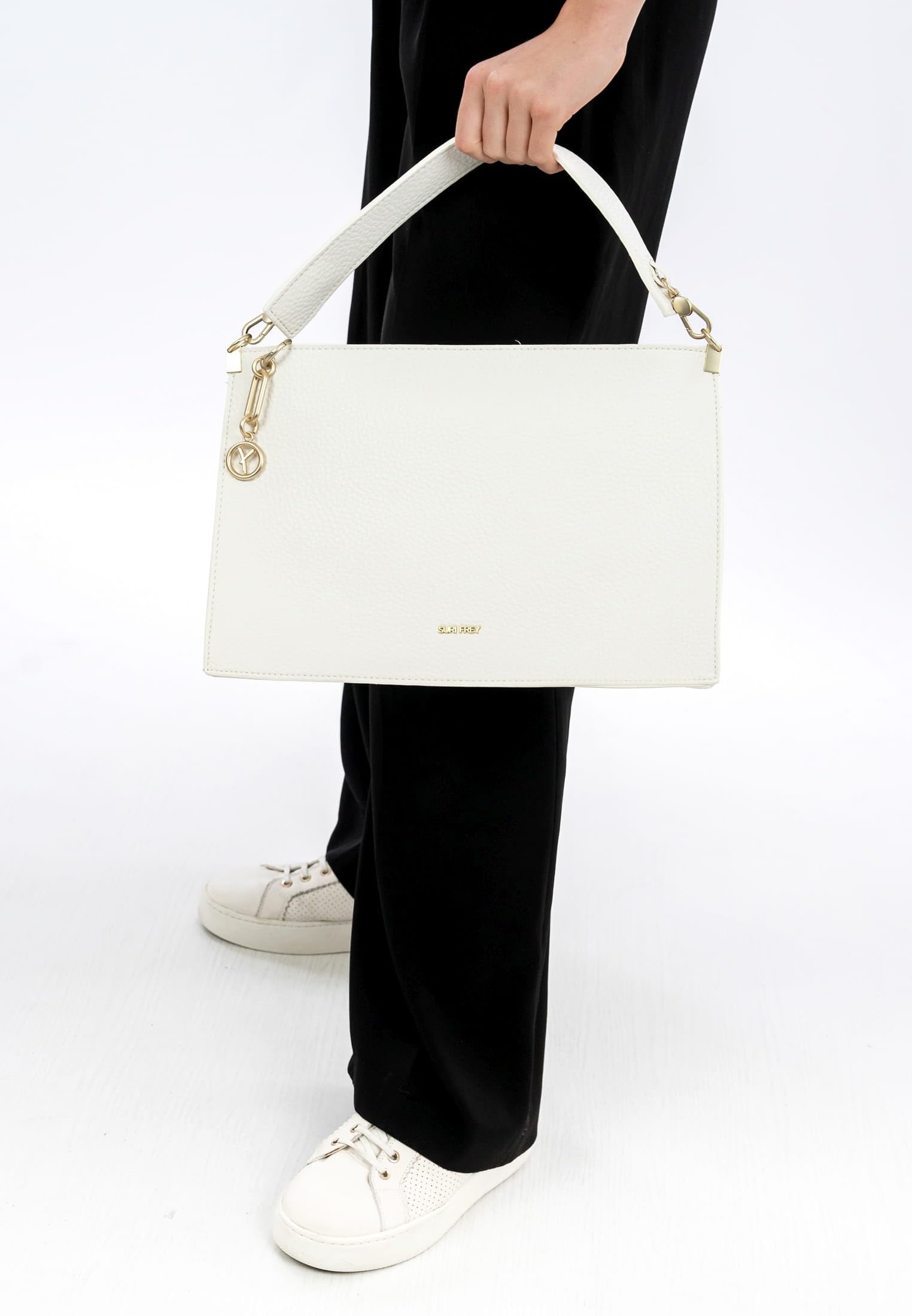 SURI FREY Gwenny Shoulder Bag Schultertasche Weiß 34cm