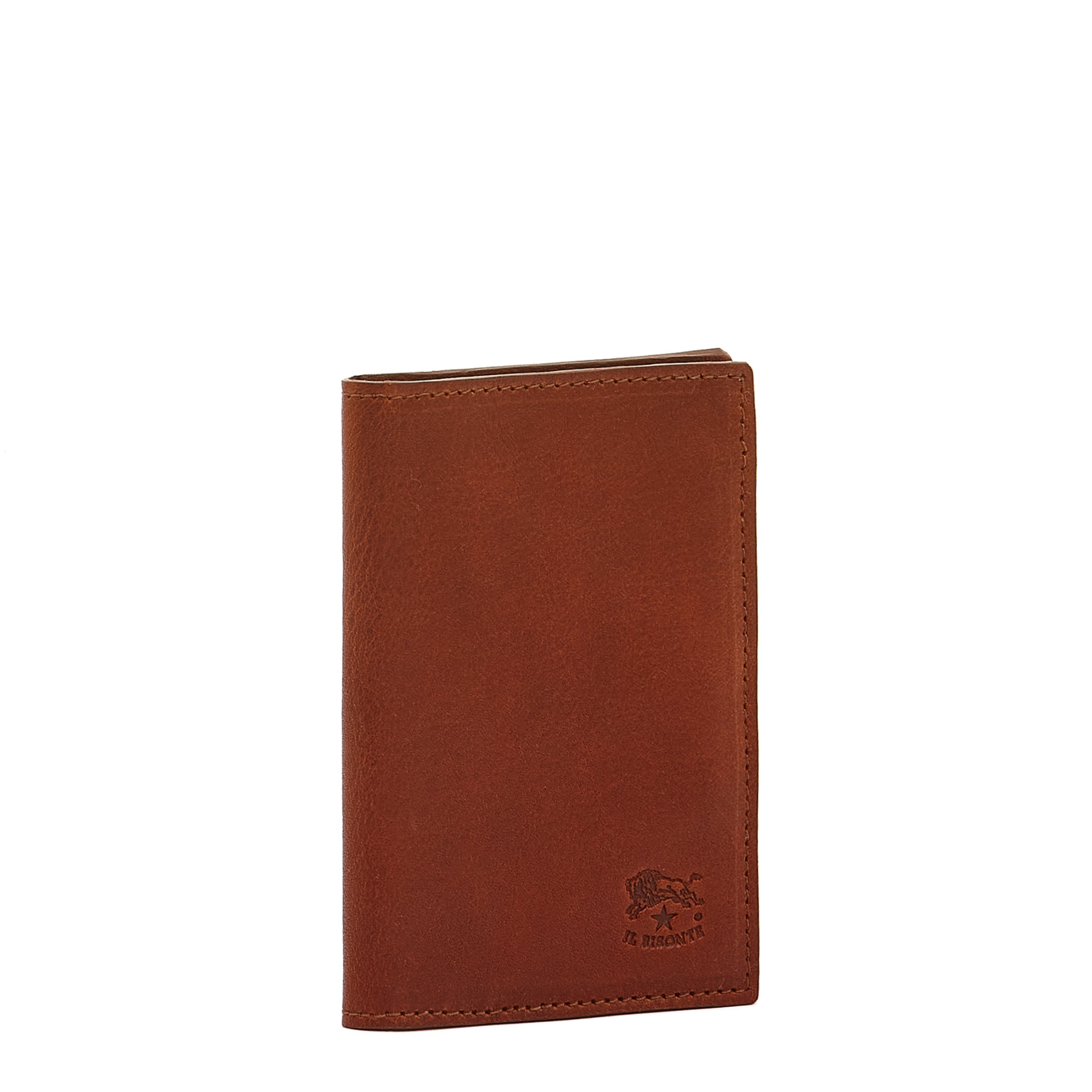 Il Bisonte Galileo Kartenetui Seppia Vintageleder