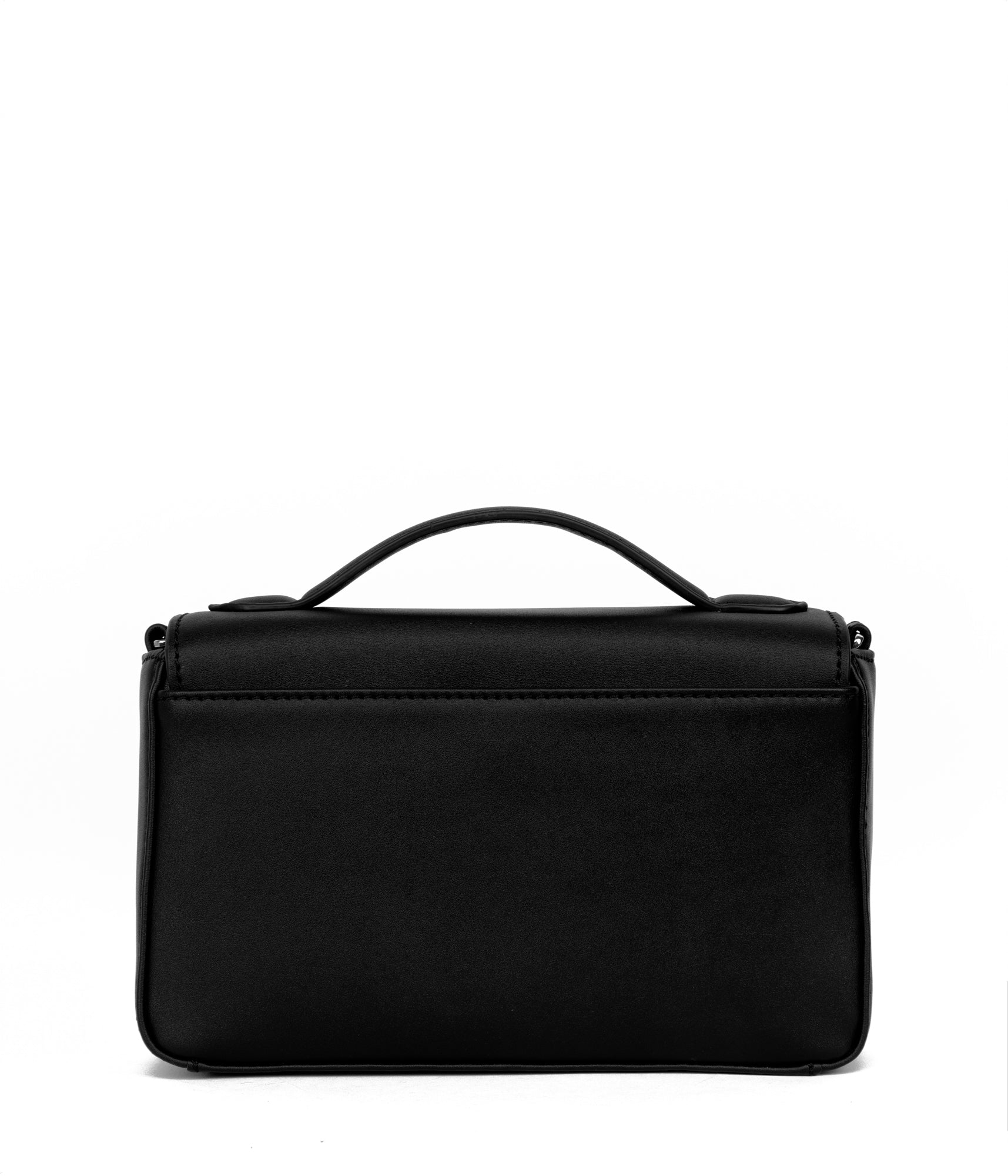 Matt & Nat Heart Sol Crossbody Schwarz mit Griff vegan