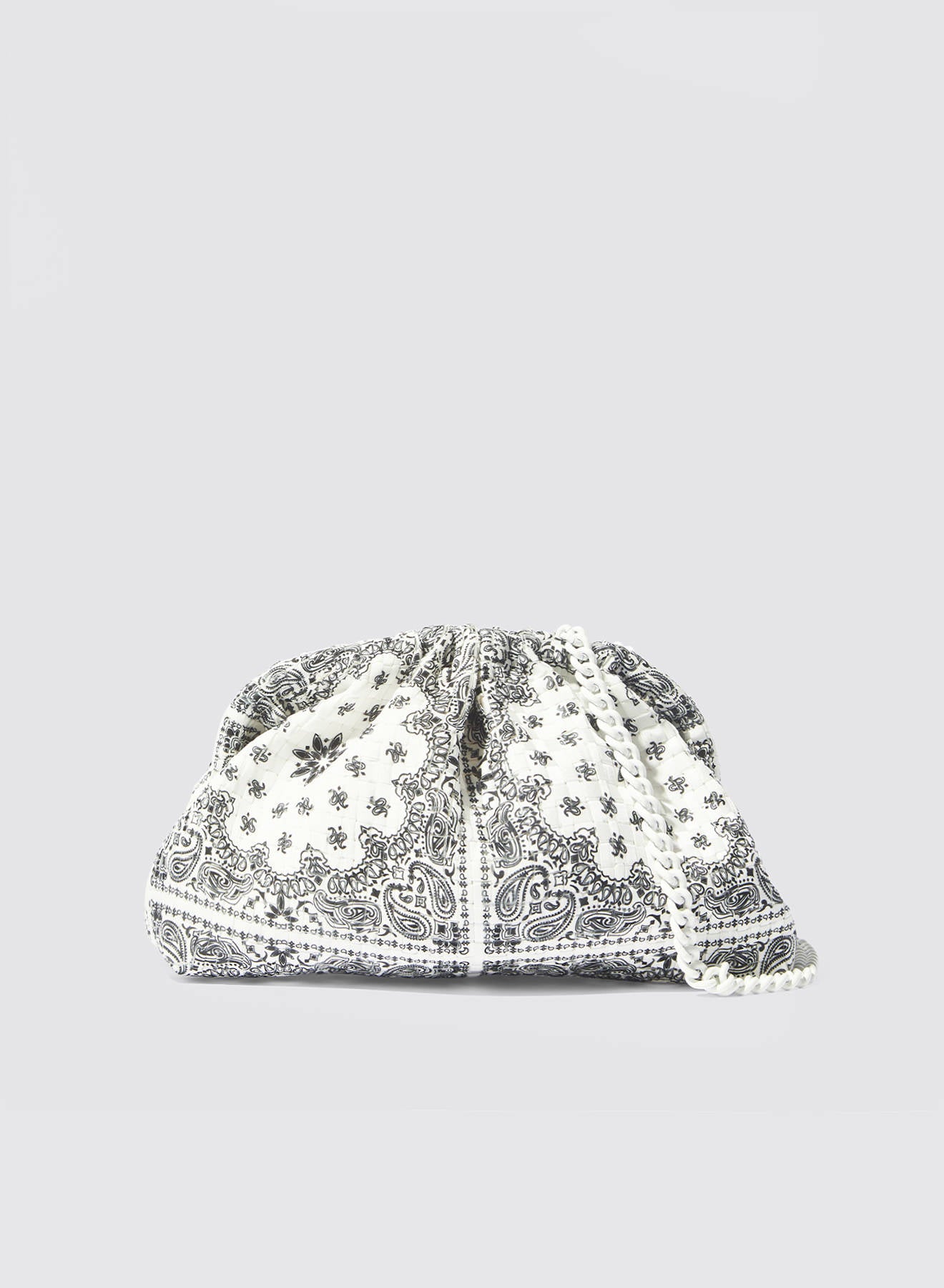 Maria la Rosa Game Bandana Clutch Orange Kette