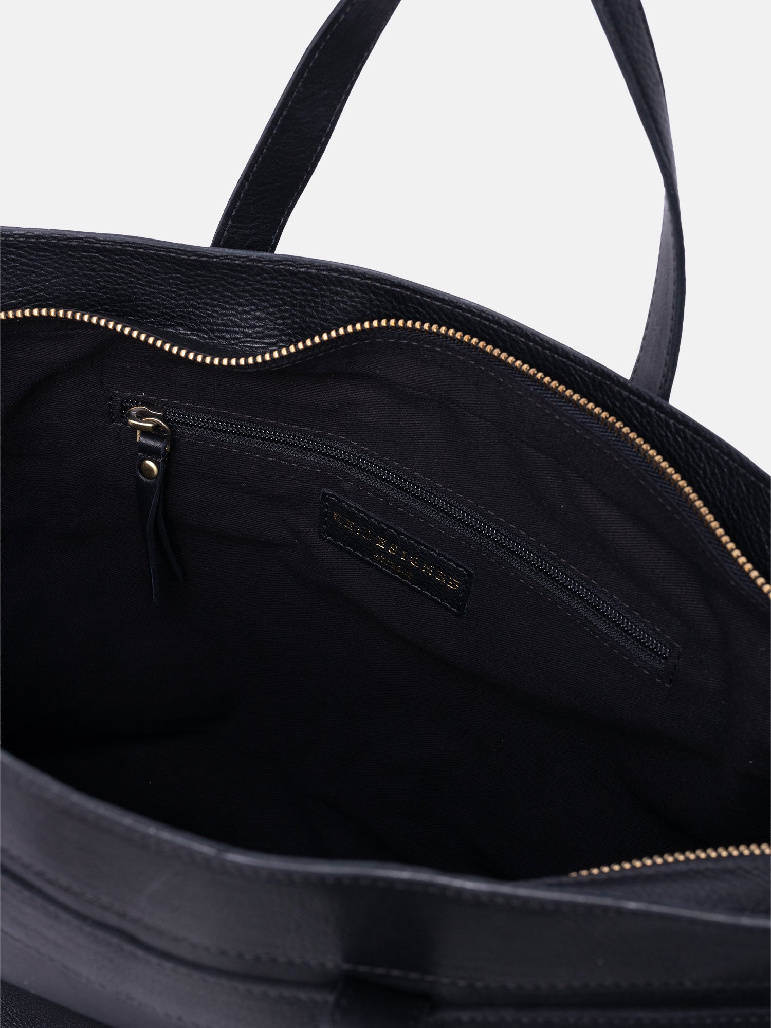 RE:DESIGNED Siri Big Handtasche Schwarz Vollleder