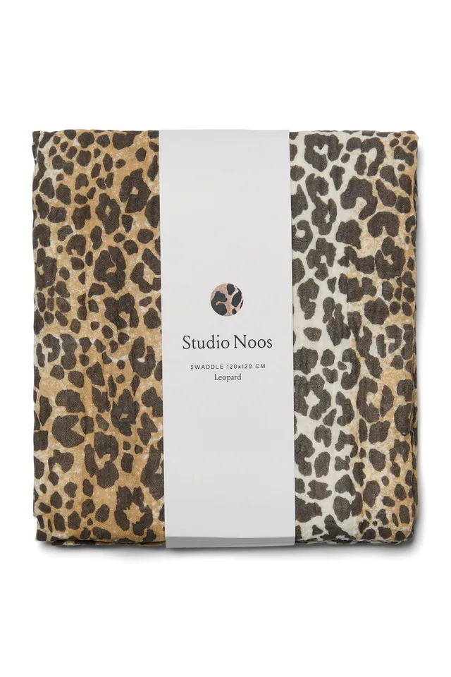 Studio Noos Swaddle Large Mulltuch Leopard