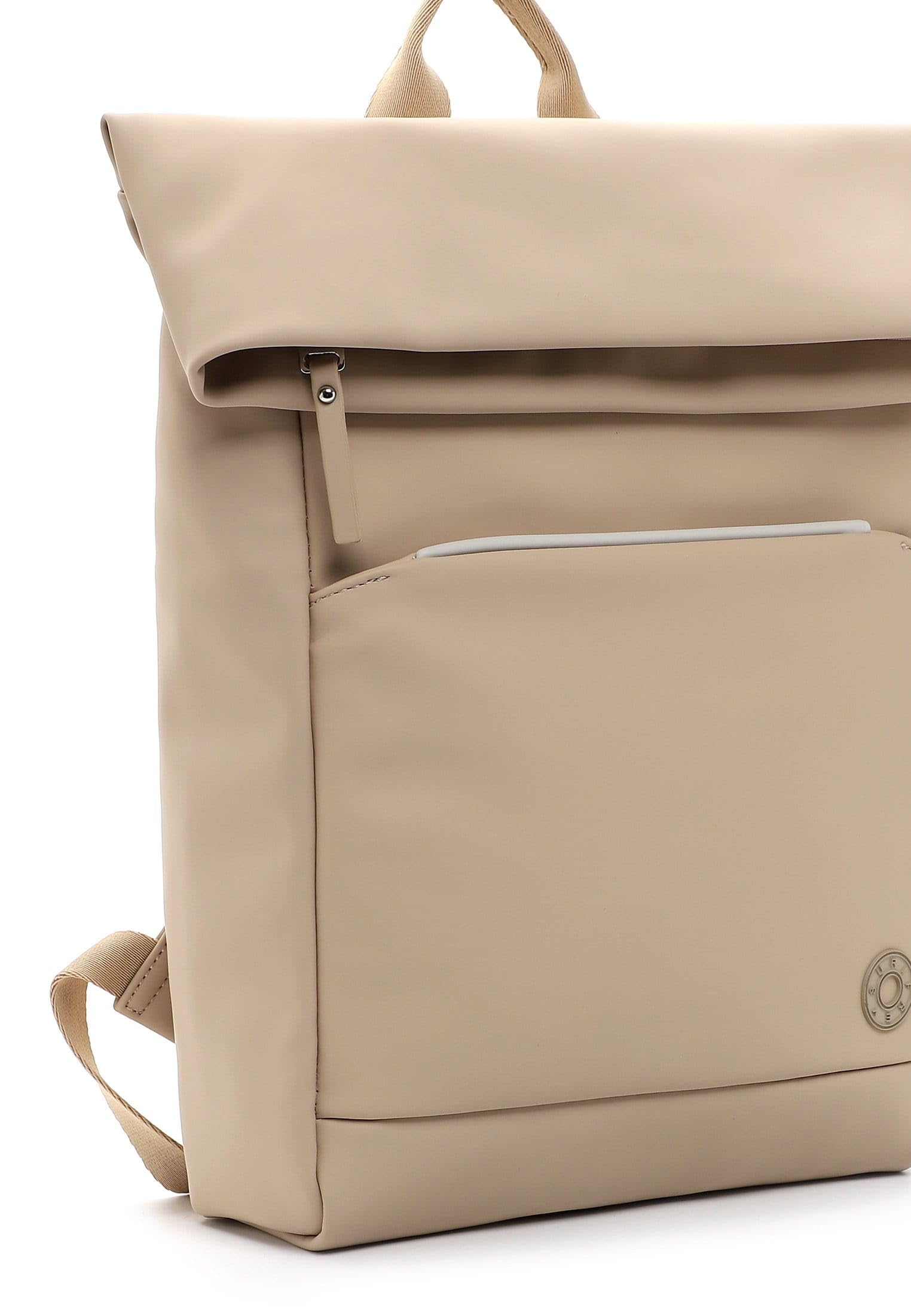 SURI FREY Besty City Backpack L Rucksack Sand Erweiterbar