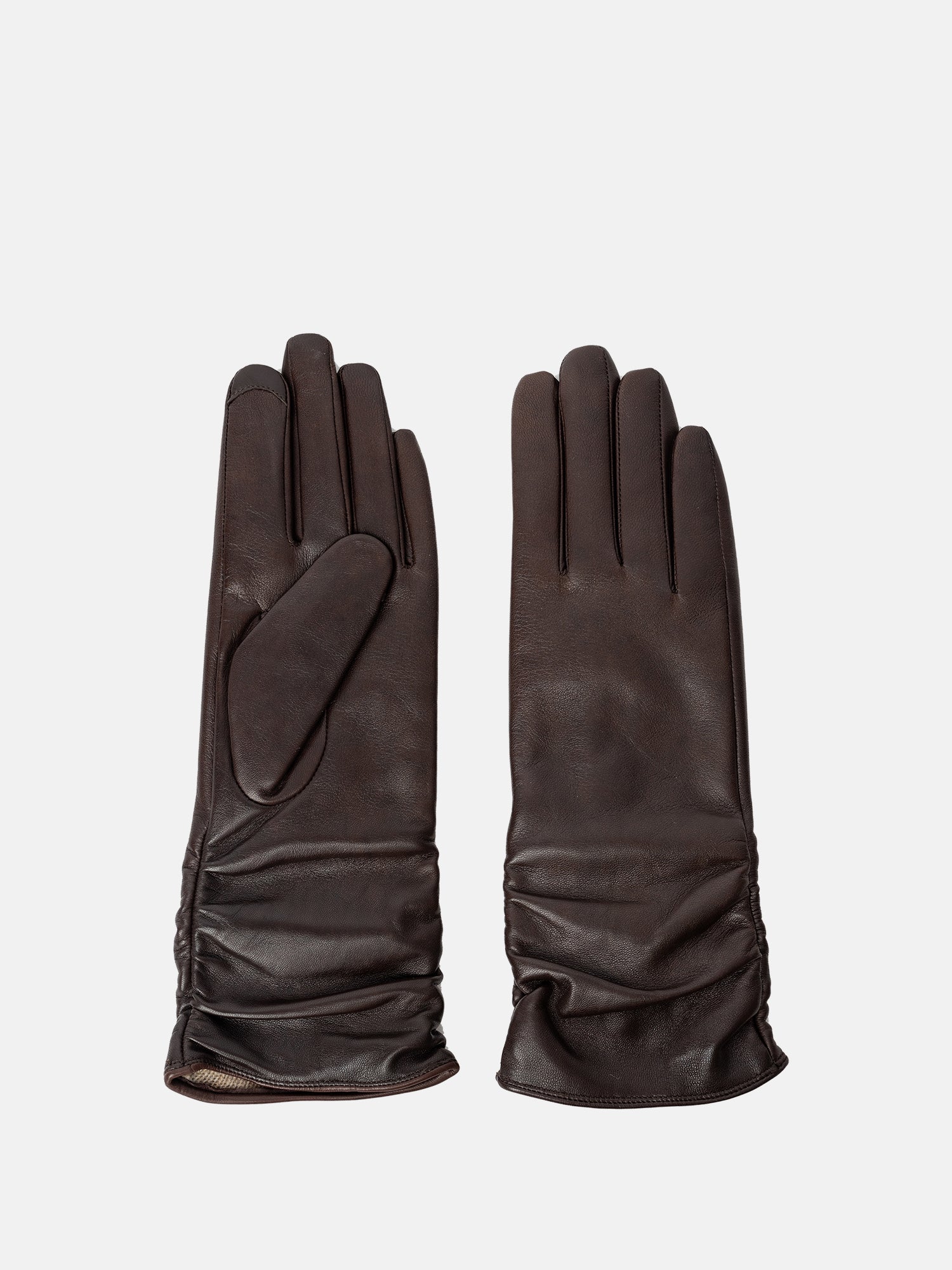 RE:DESIGNED Anvi Wool 5353 Lederhandschuhe Warm Brown
