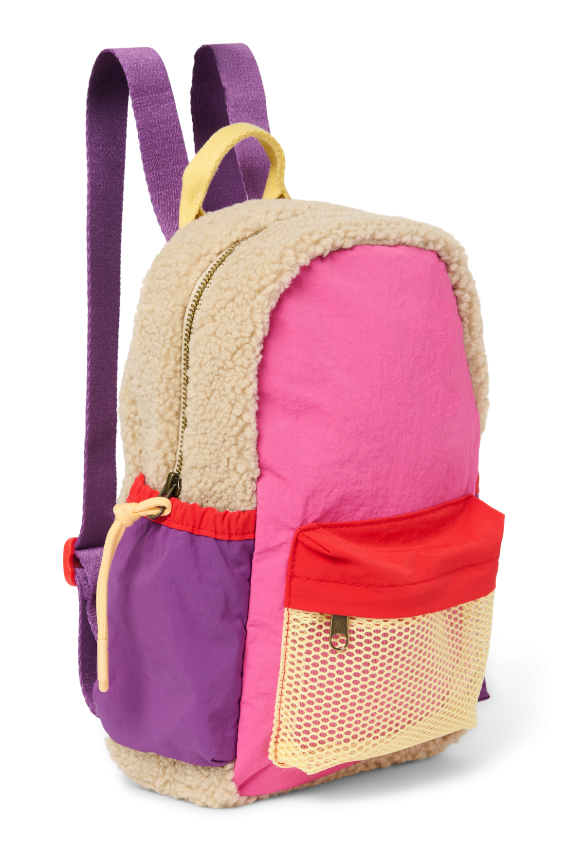 Studio Noos Patchwork Mini Backpack Rucksack Bright Pink Kinder
