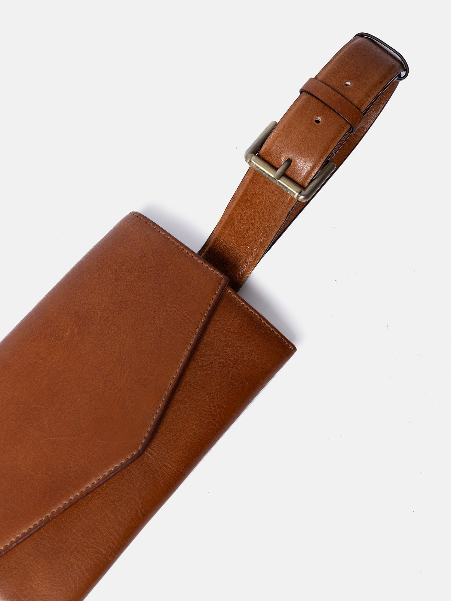 RE:DESIGNED Neo Gürteltasche Tan Vollleder