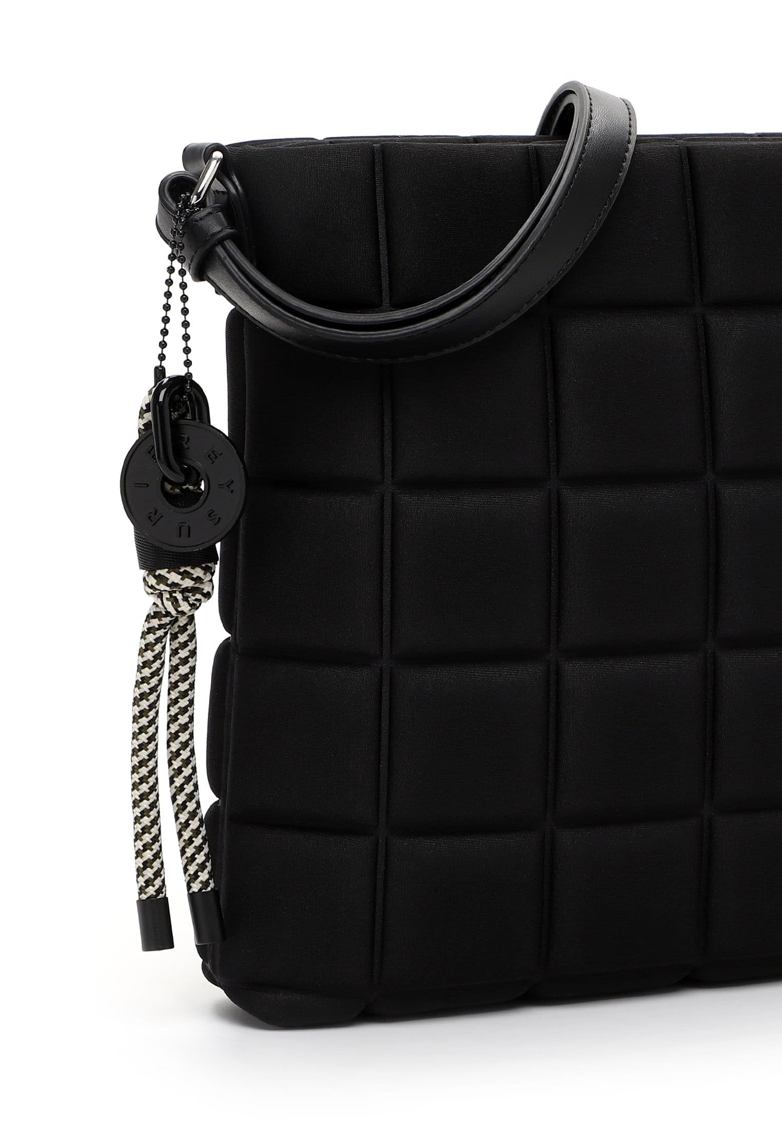 SURI FREY Jancy Crossover Bag Umhängetasche Schwarz Stepp