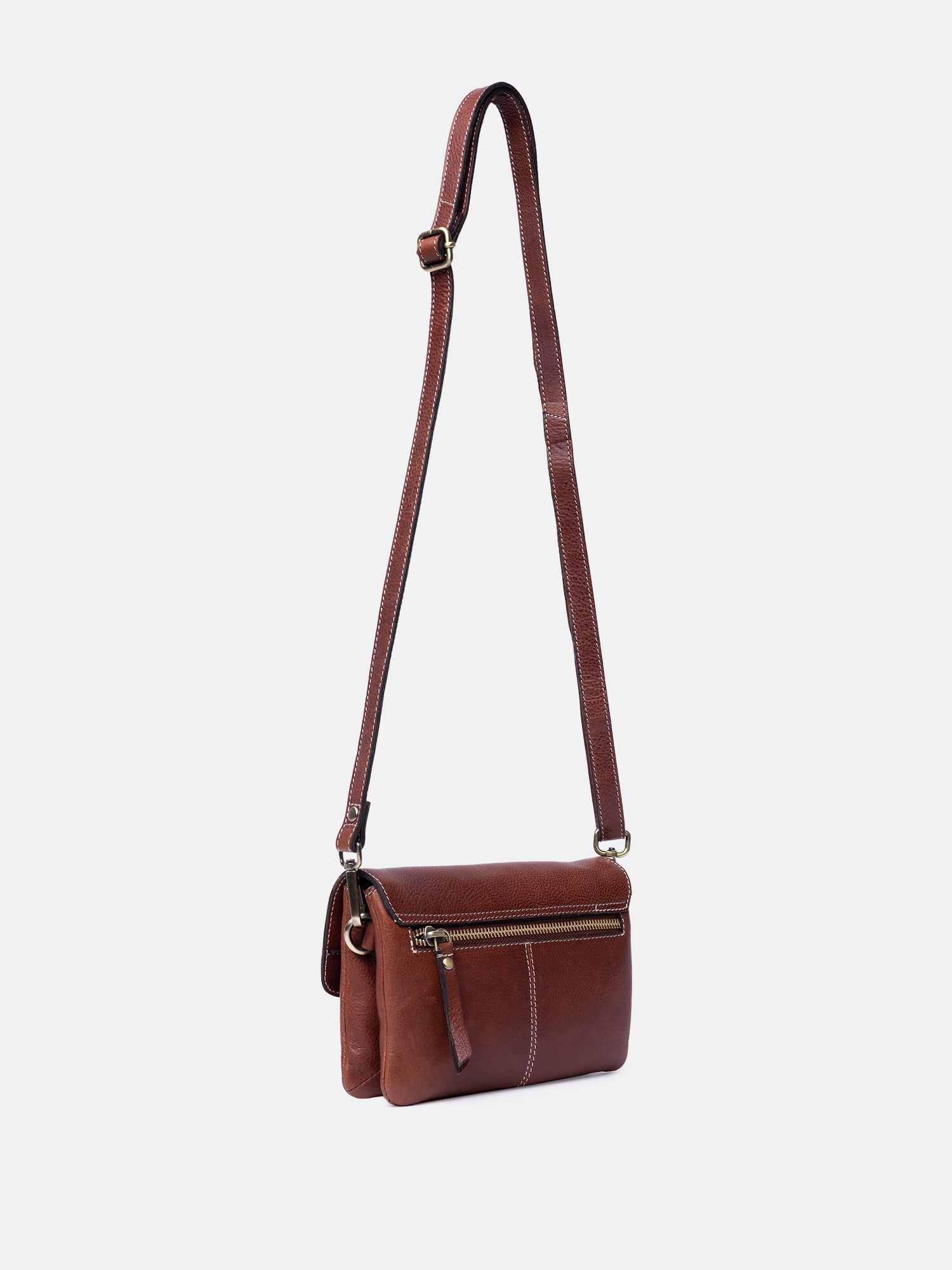 RE:DESIGNED Nisha Clutch 6587 Clutch Cognac Rindsleder
