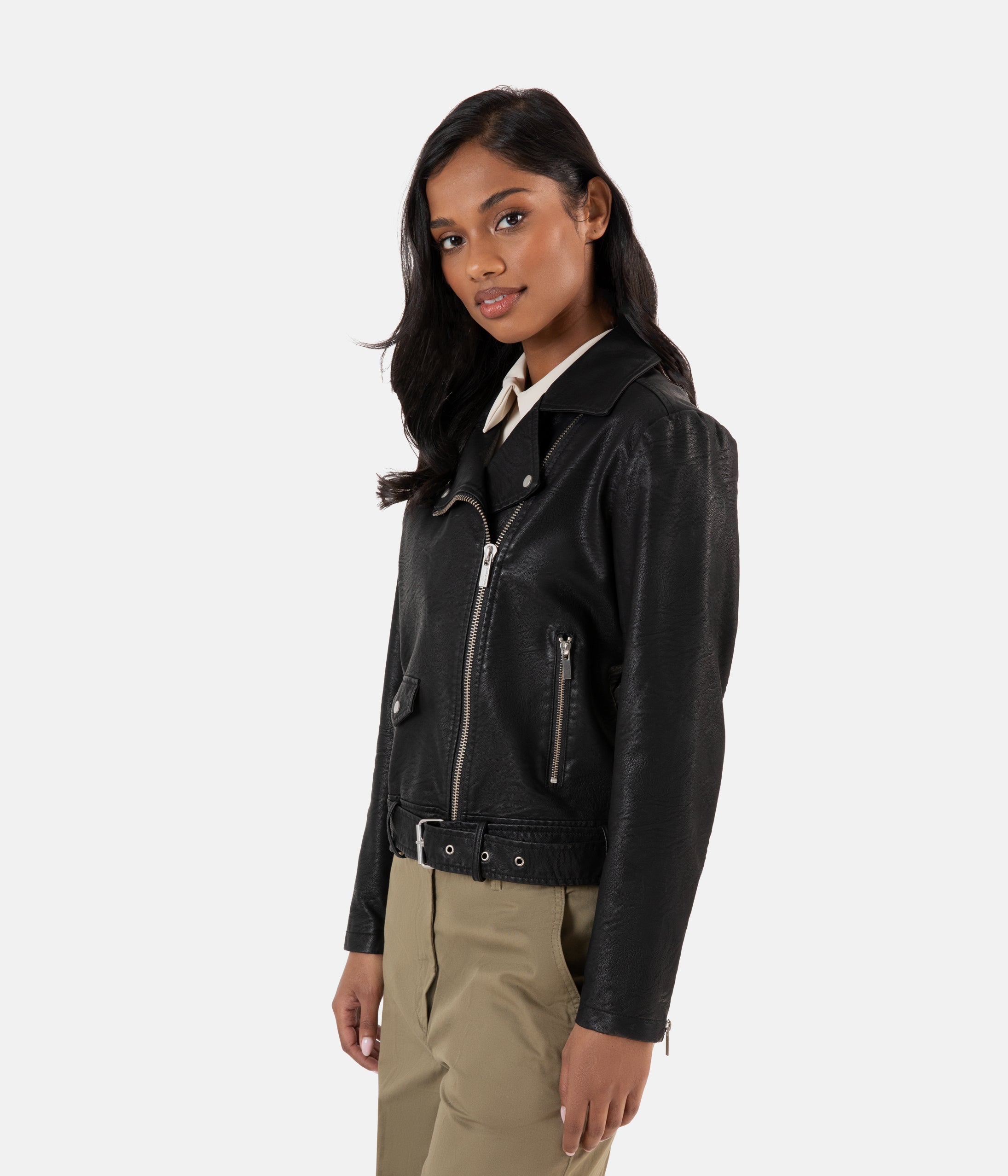 Matt & Nat Draden Bikerjacke Schwarz Damen S