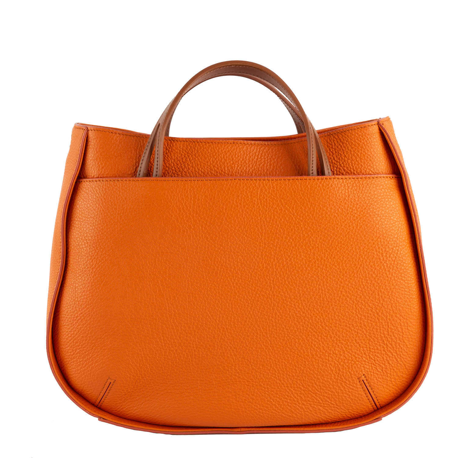 Lamarthe Fidèle M Handtasche Orange Vollleder