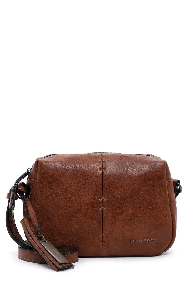 SURI FREY Livy Crossover Umhängetasche Cognac 23 cm
