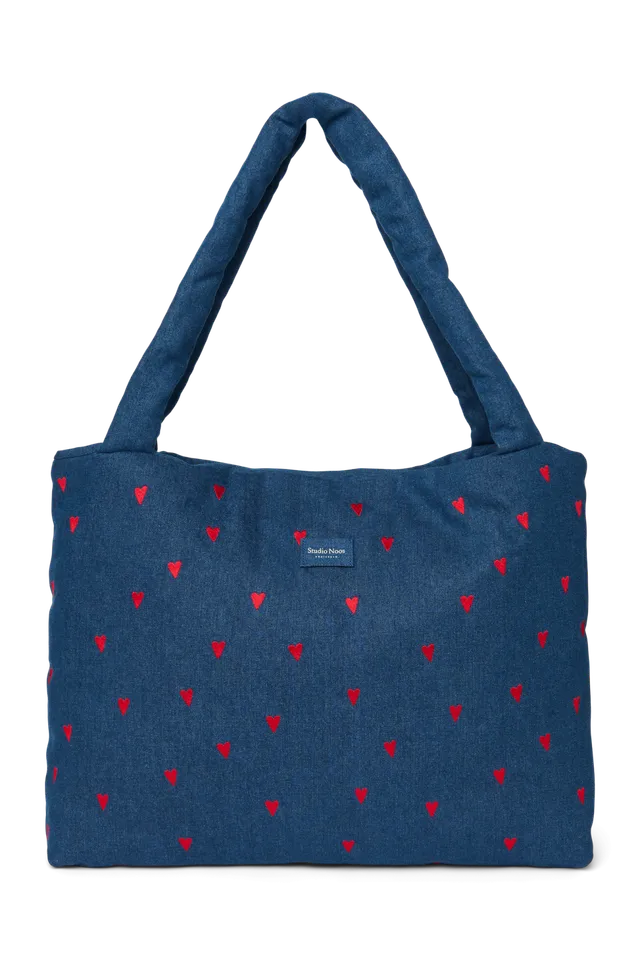 Studio Noos Denim Mom Bag Wickeltasche Dunkelblau
