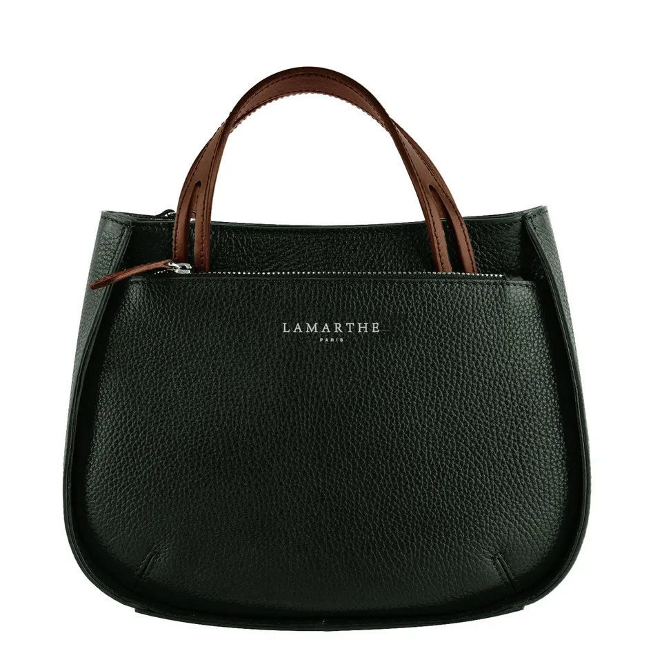 Lamarthe Fidèle S Handtasche Khaki Vollleder