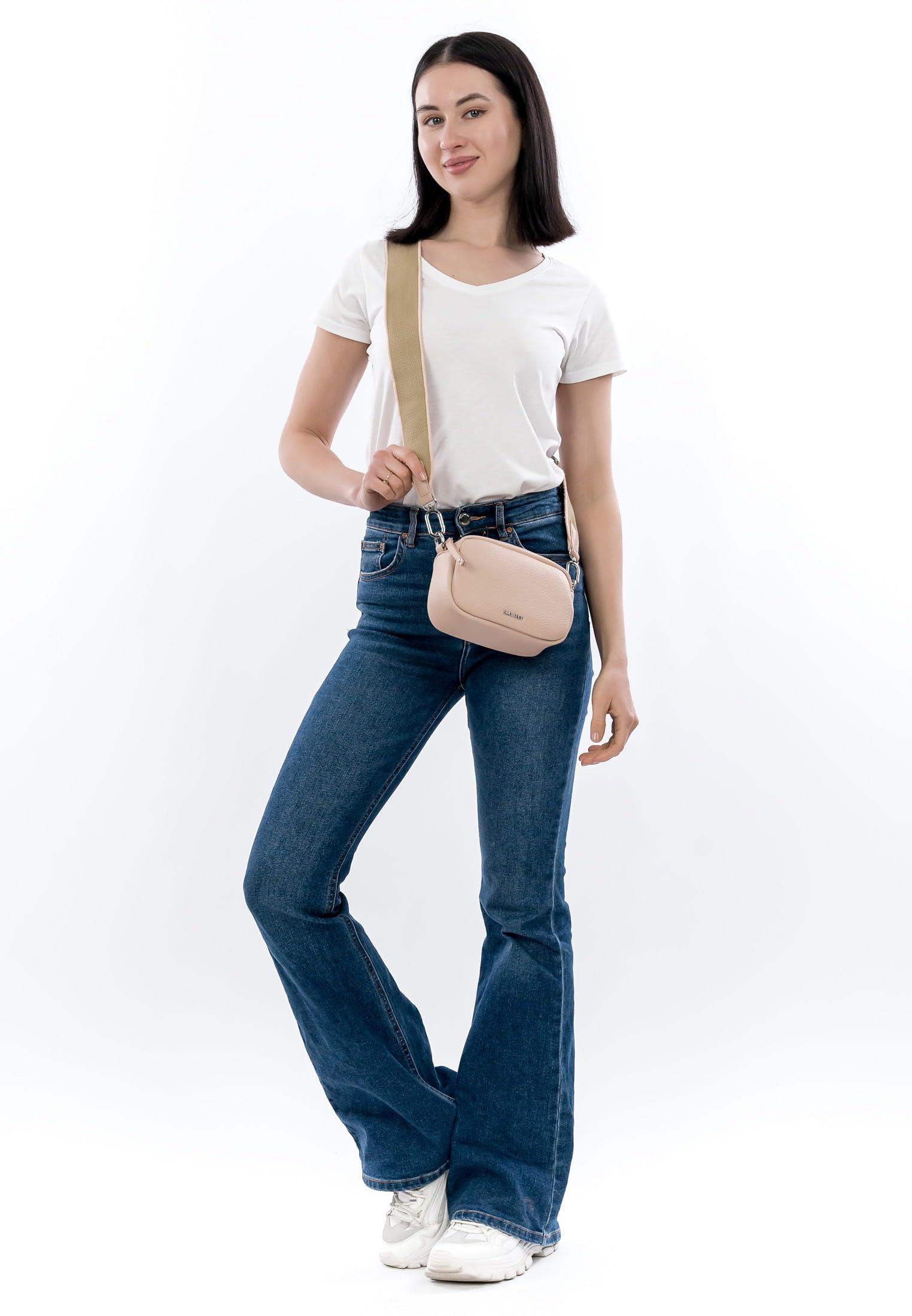 SURI FREY Hanny 14740 Umhängetasche Schwarz Uni Abendtasche