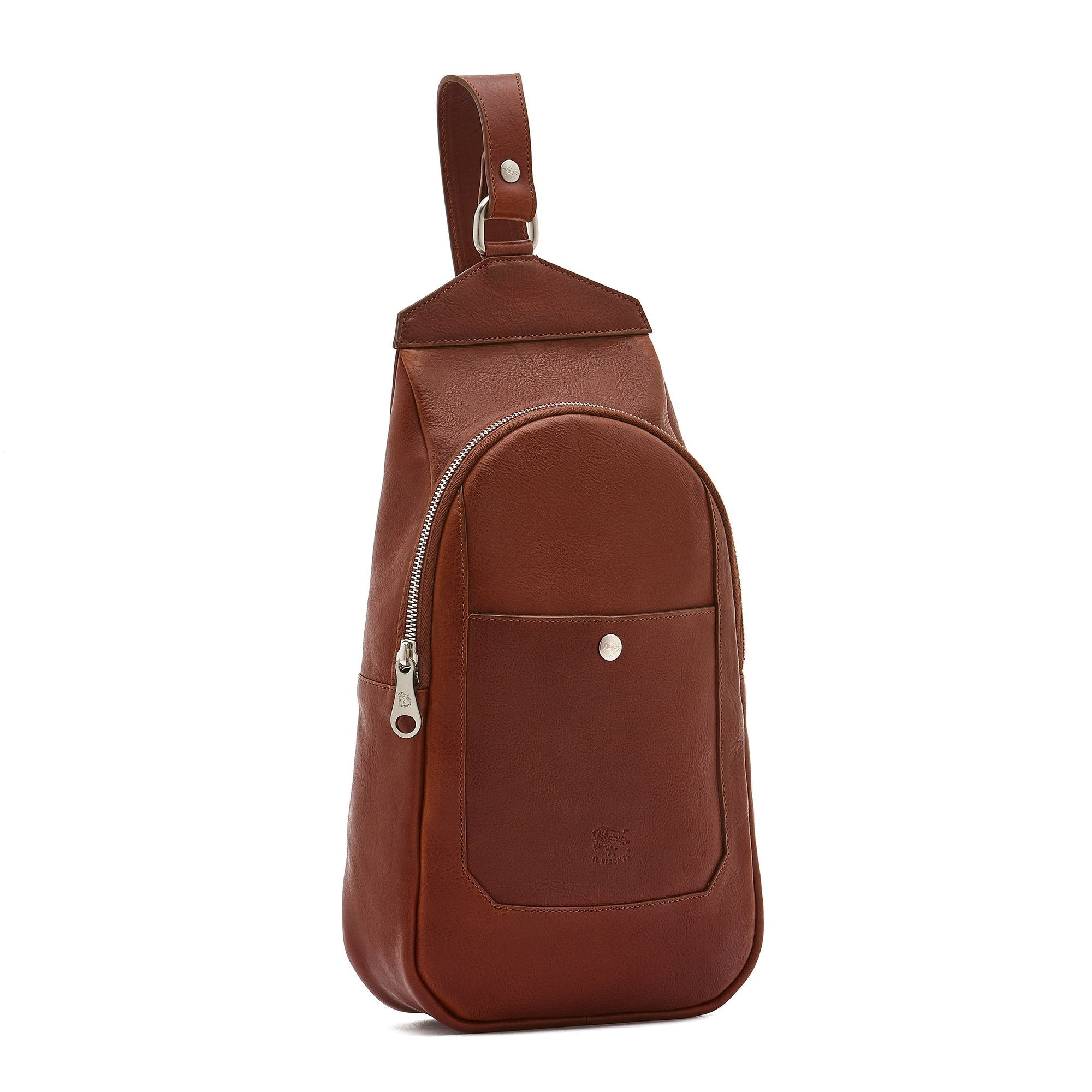 Il Bisonte Cosimo Sling-Rucksack Sepia Vintage-Rindsleder