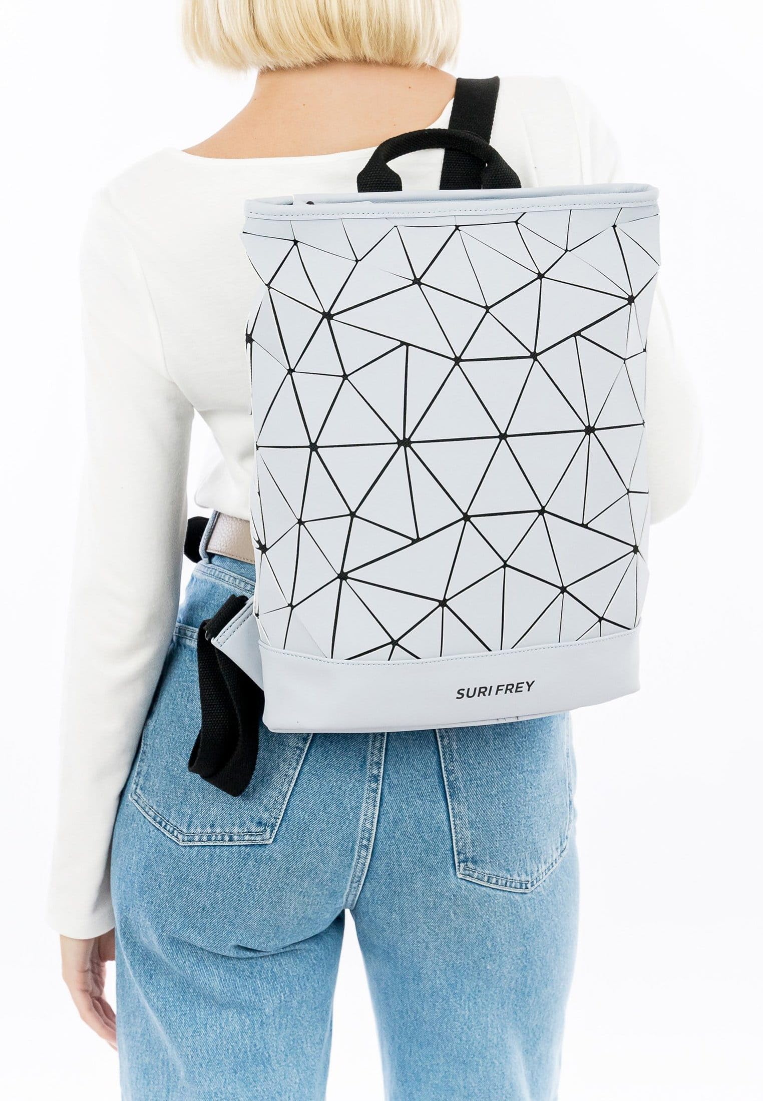 SURI FREY Jessy-Lu City Rucksack L Crystal Blue 3D