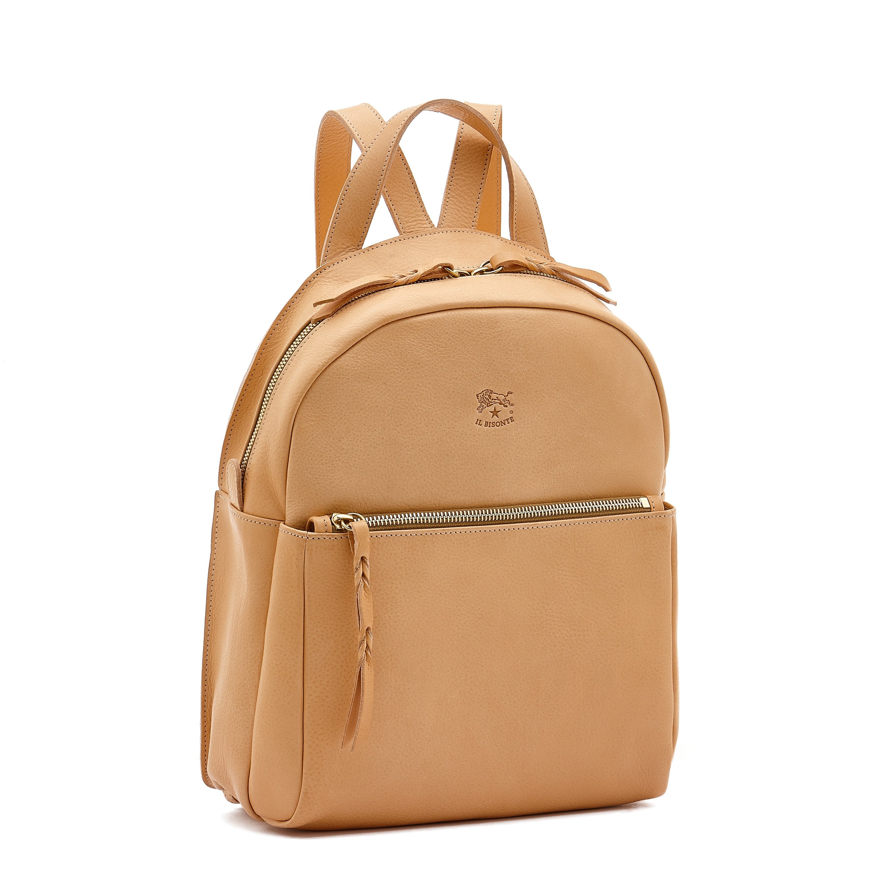 Il Bisonte Lungarno Lederrucksack Natur