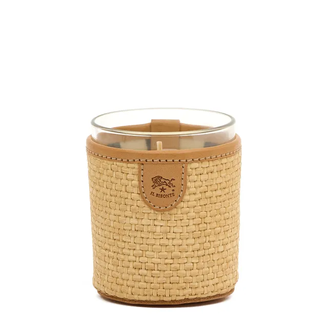 Il Bisonte Home Duftkerze Beige Vanille Glas